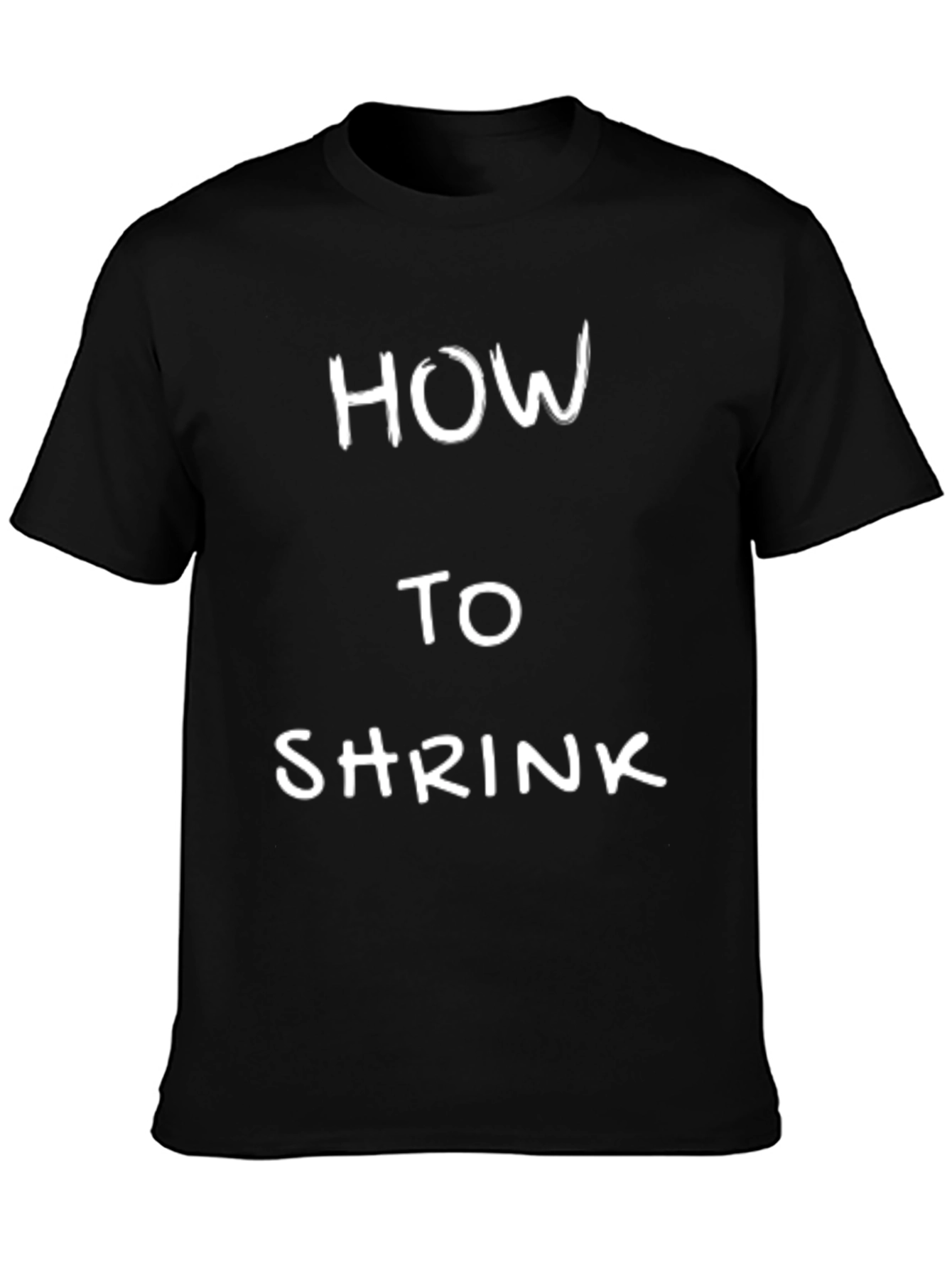 How to Shrink Black Cotton Tee