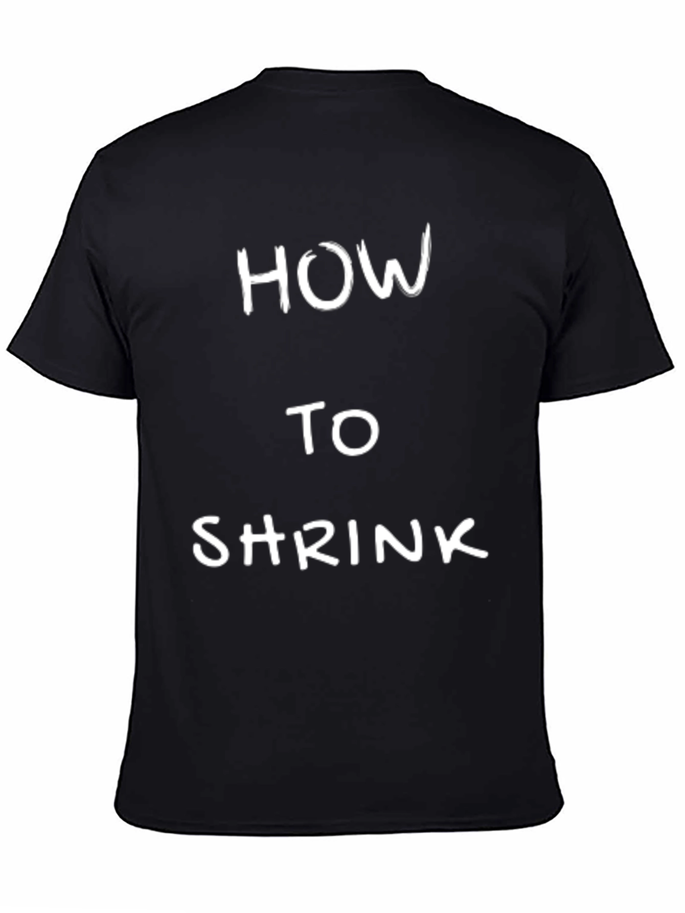 How to Shrink Black Cotton Tee
