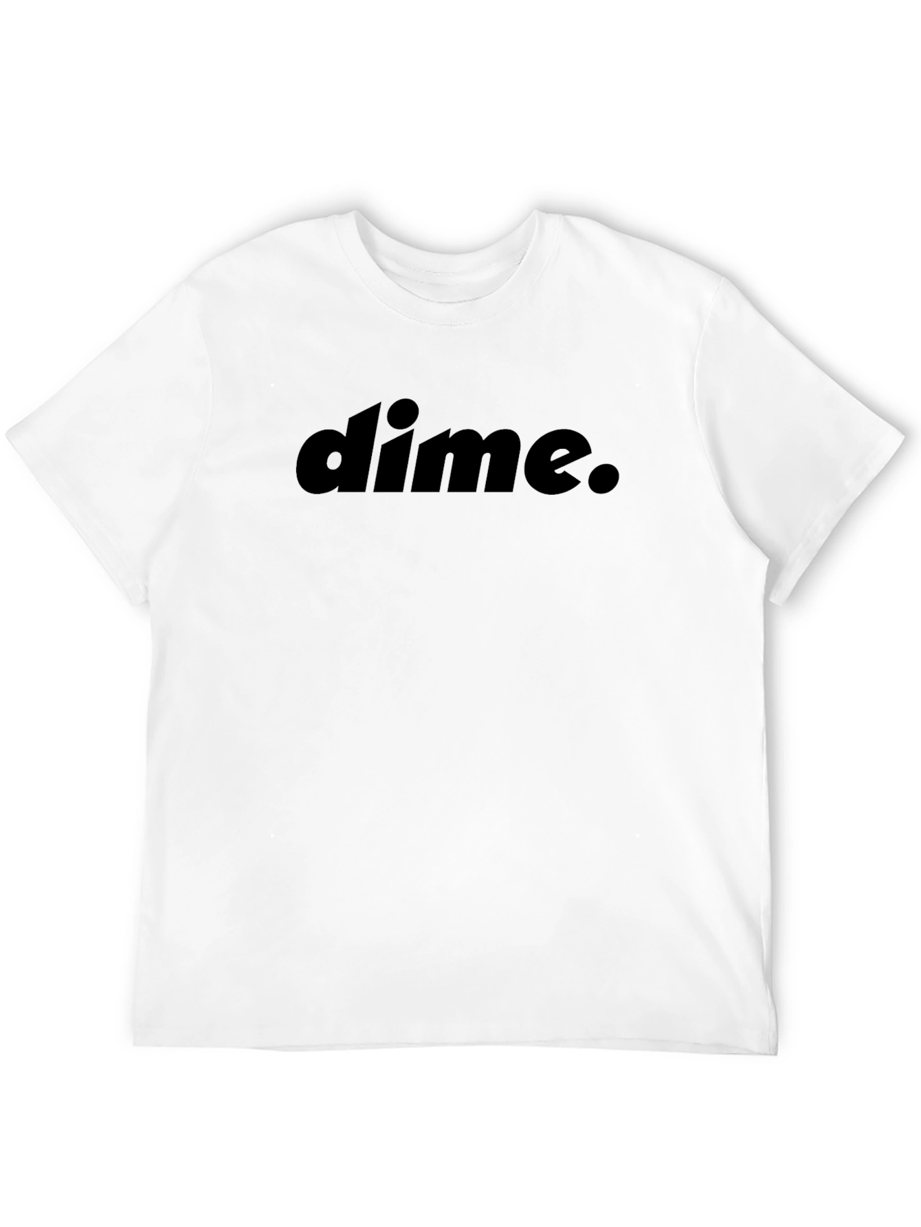 Dime. Black T-Shirt Casual Style