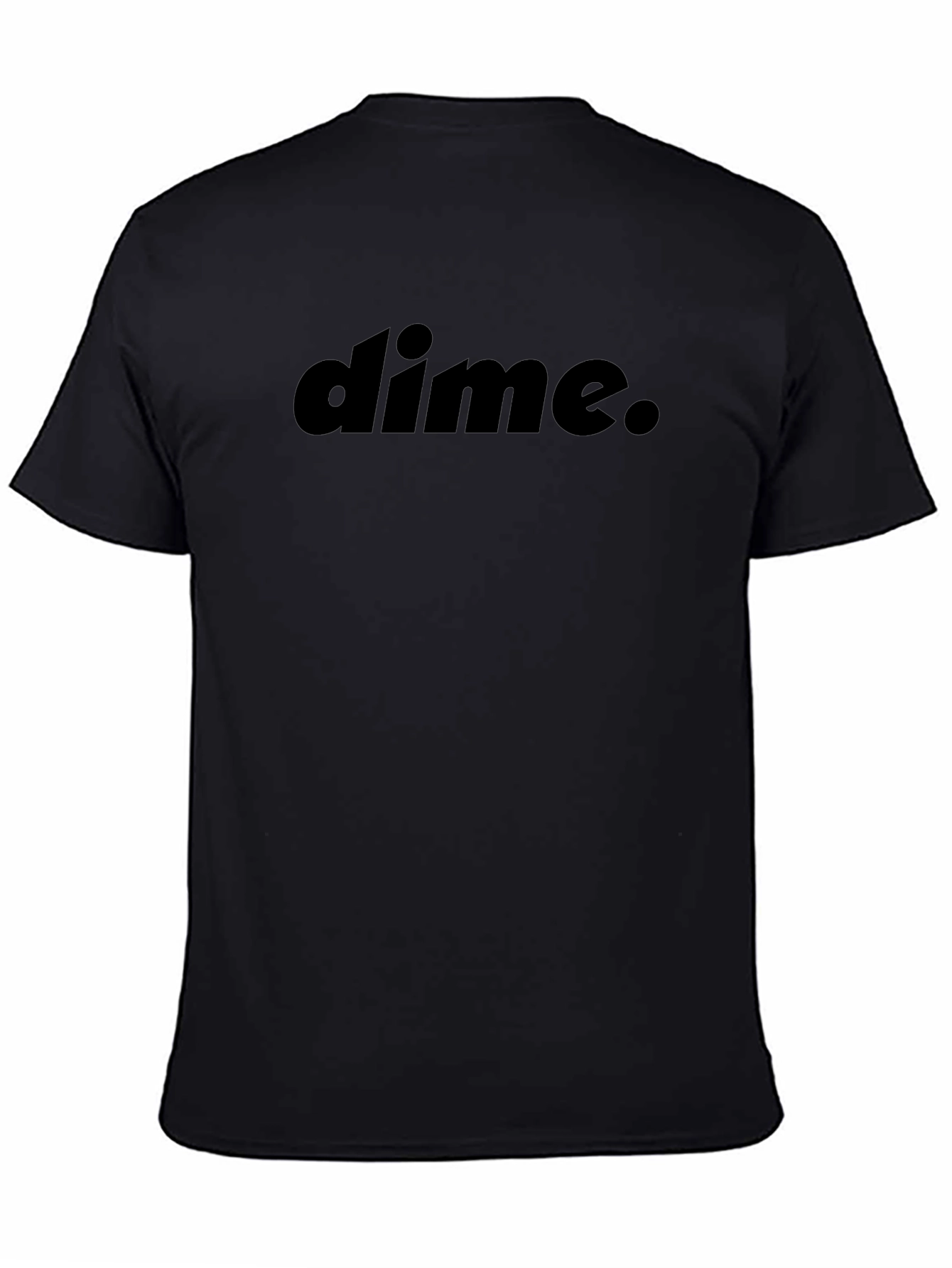 Dime. Black T-Shirt Casual Style