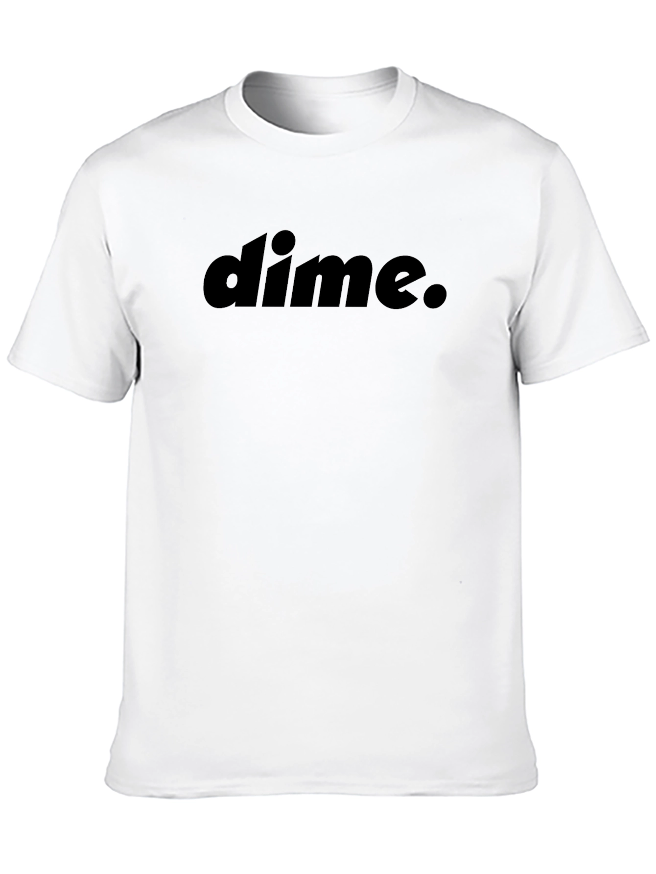 Dime. Black T-Shirt Casual Style