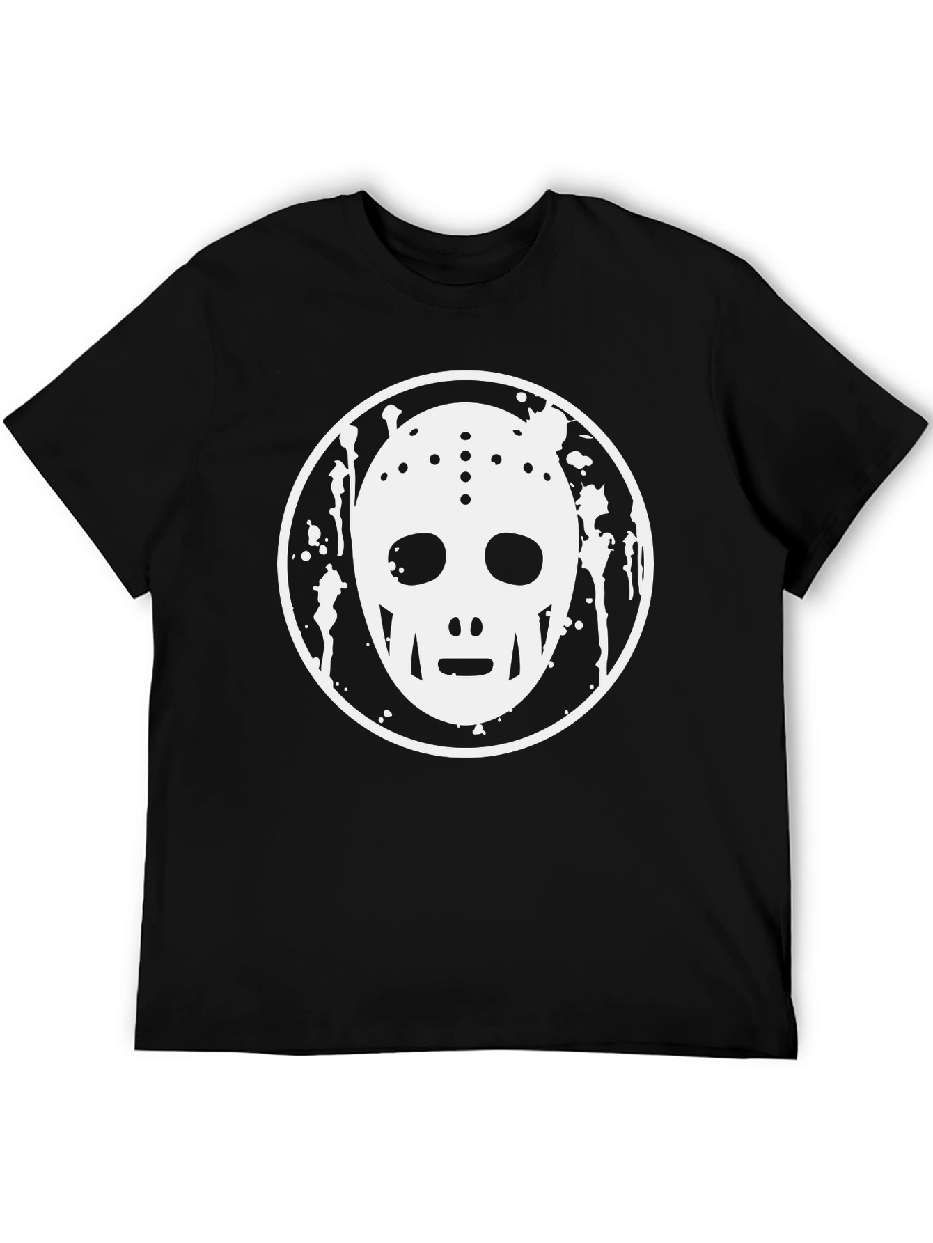 Hockey Mask T-Shirt - Black Graphic Tee