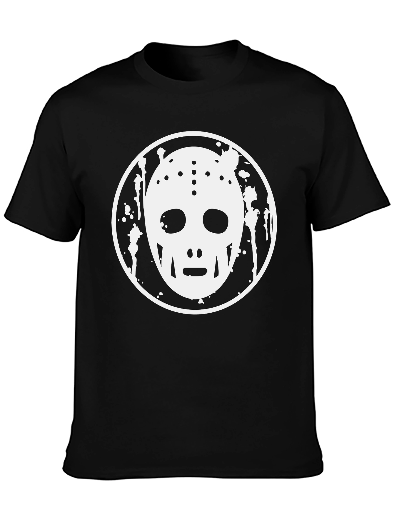 Hockey Mask T-Shirt - Black Graphic Tee