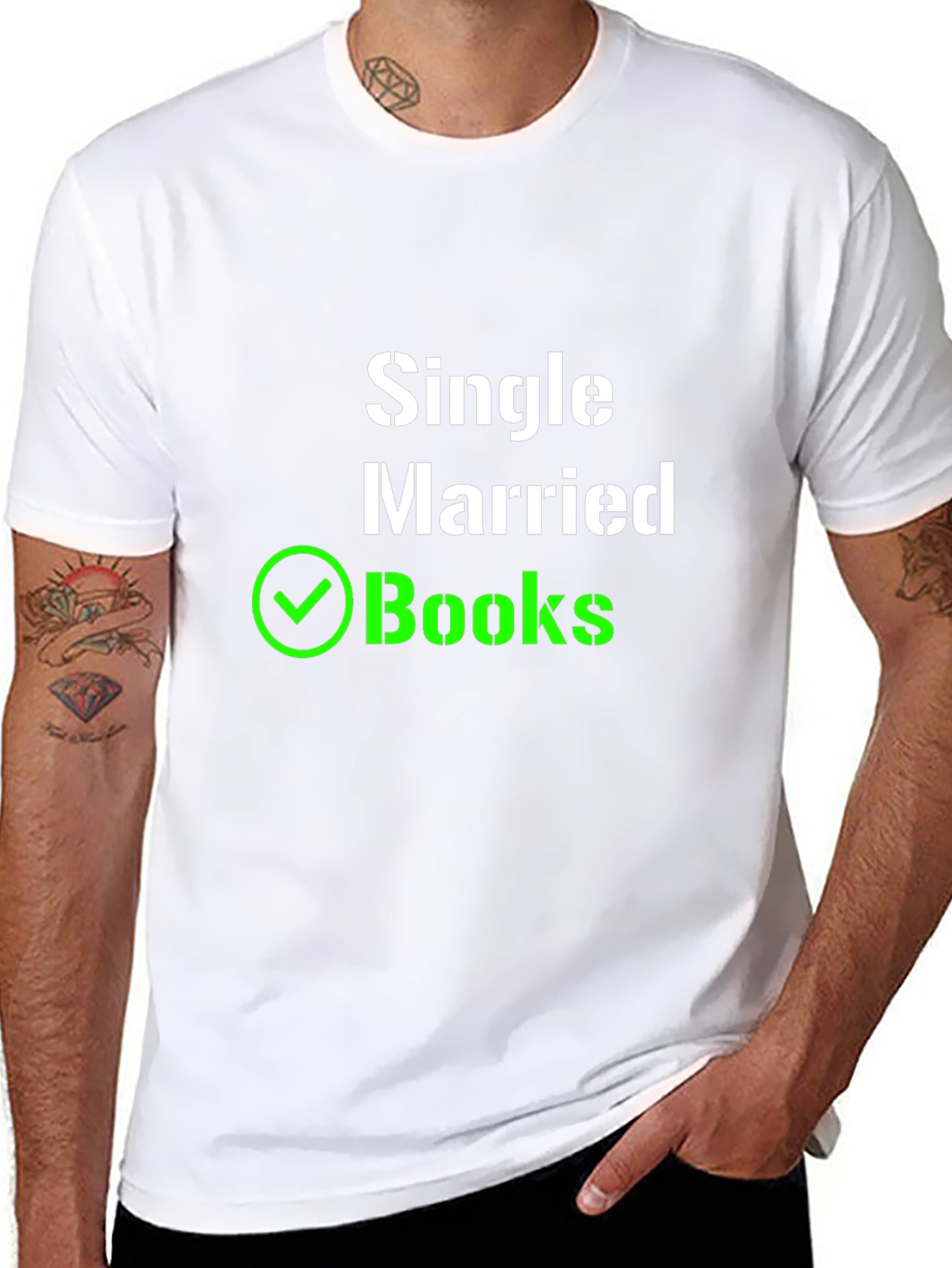 Single Married Books! Novelty T-Shirt