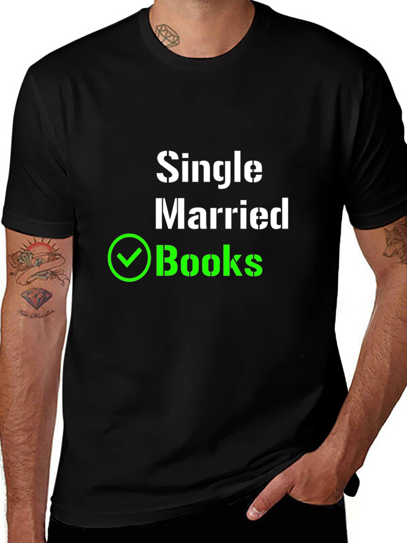 Single Married Books! Novelty T-Shirt
