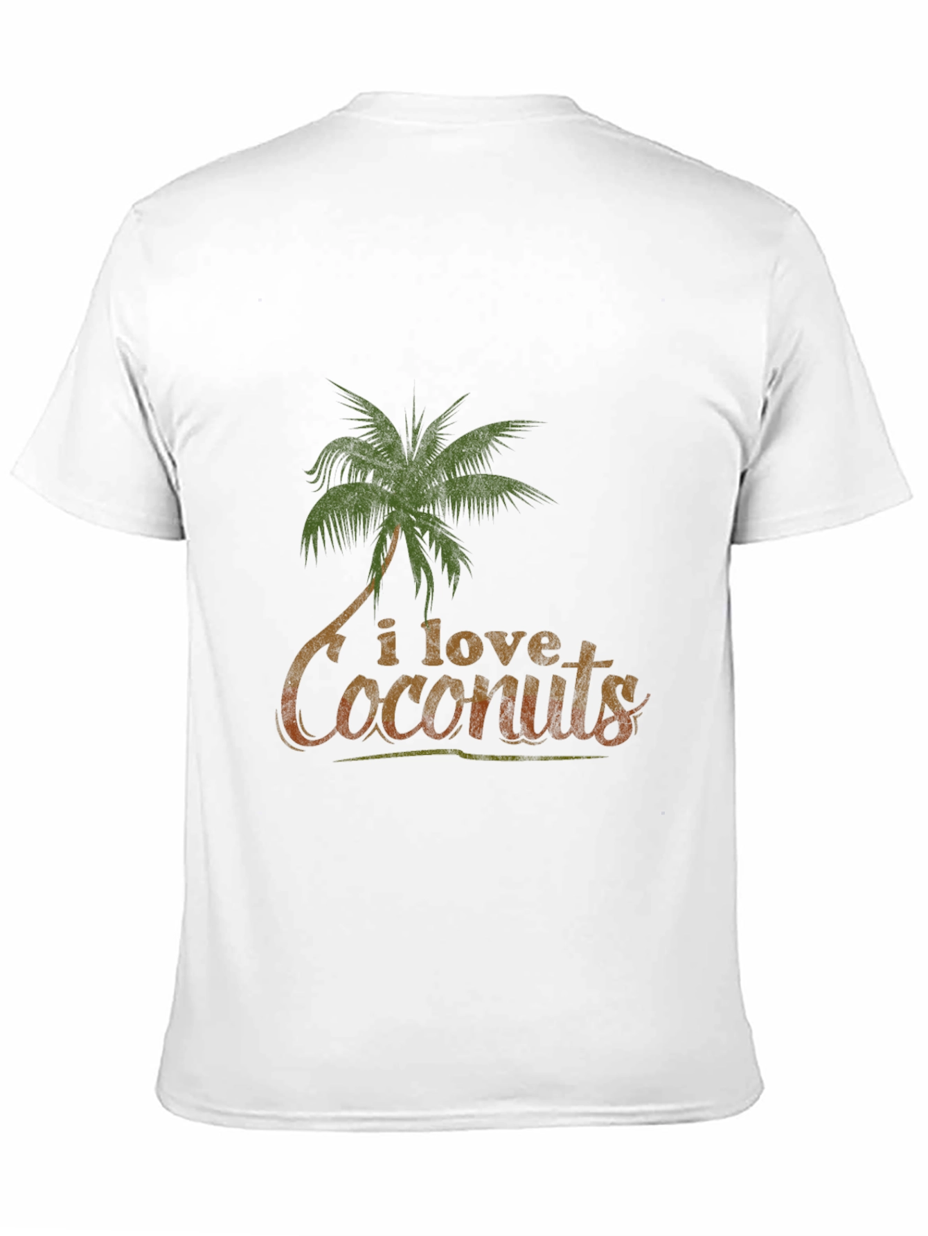I Love Coconuts Graphic Tee - Tropical Vibe T-Shirt