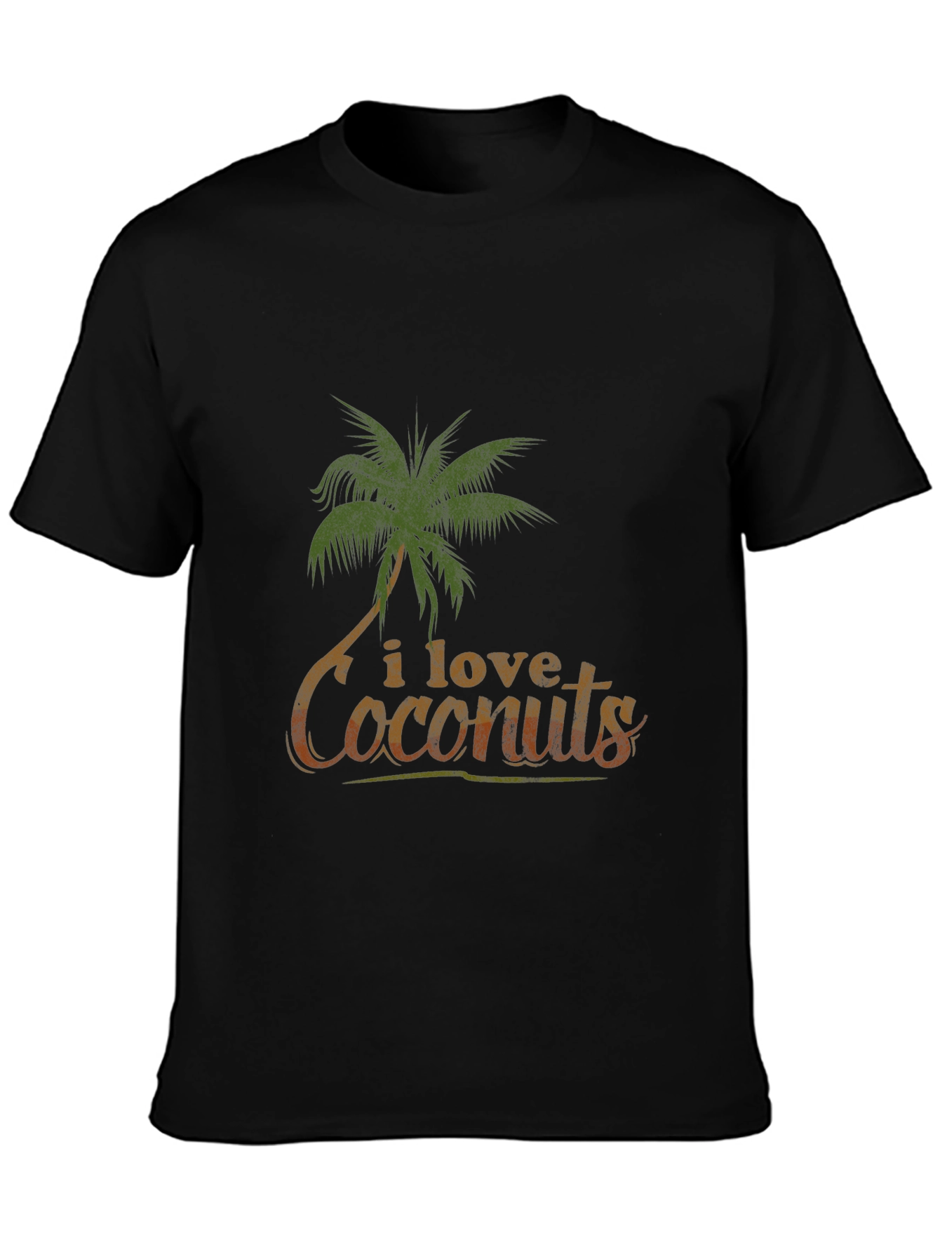 I Love Coconuts Graphic Tee - Tropical Vibe T-Shirt