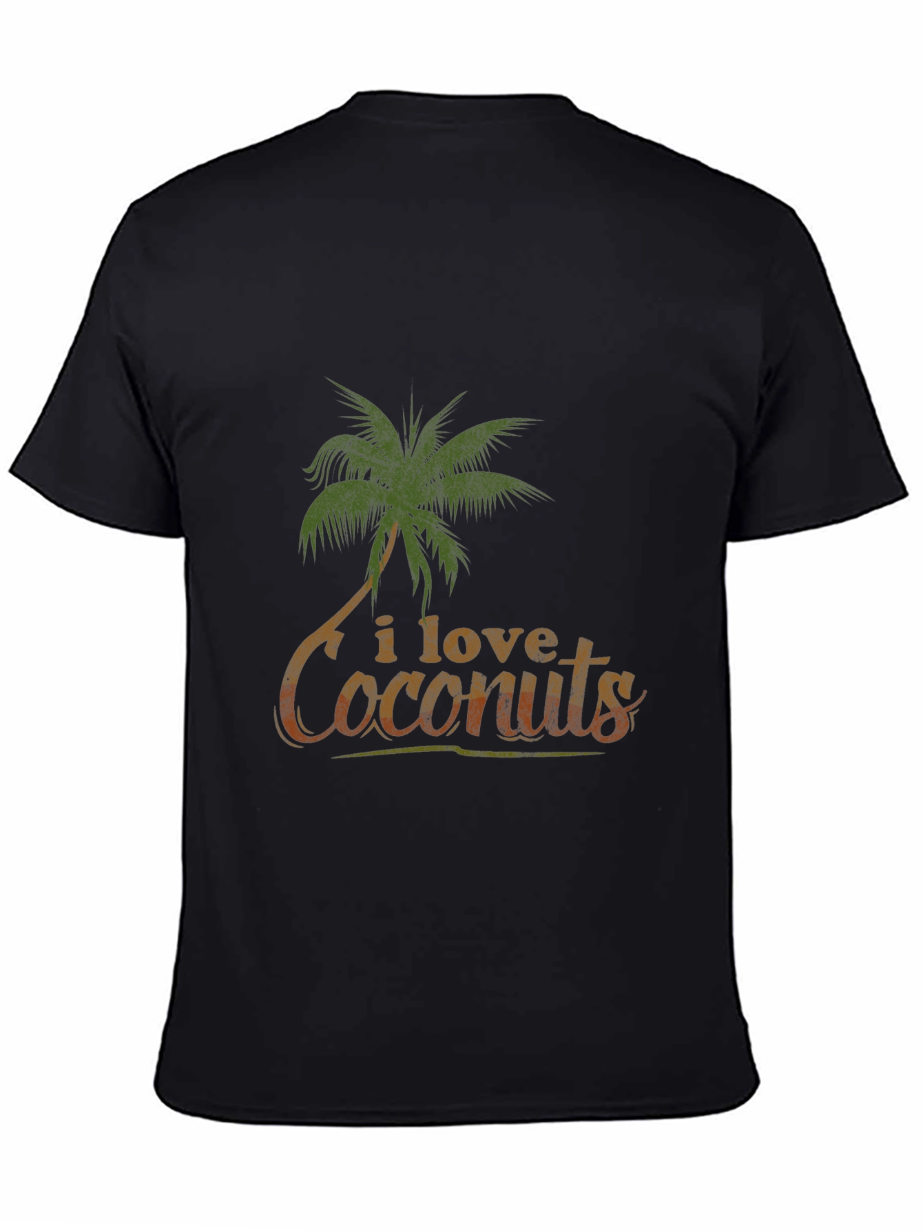 I Love Coconuts Graphic Tee - Tropical Vibe T-Shirt