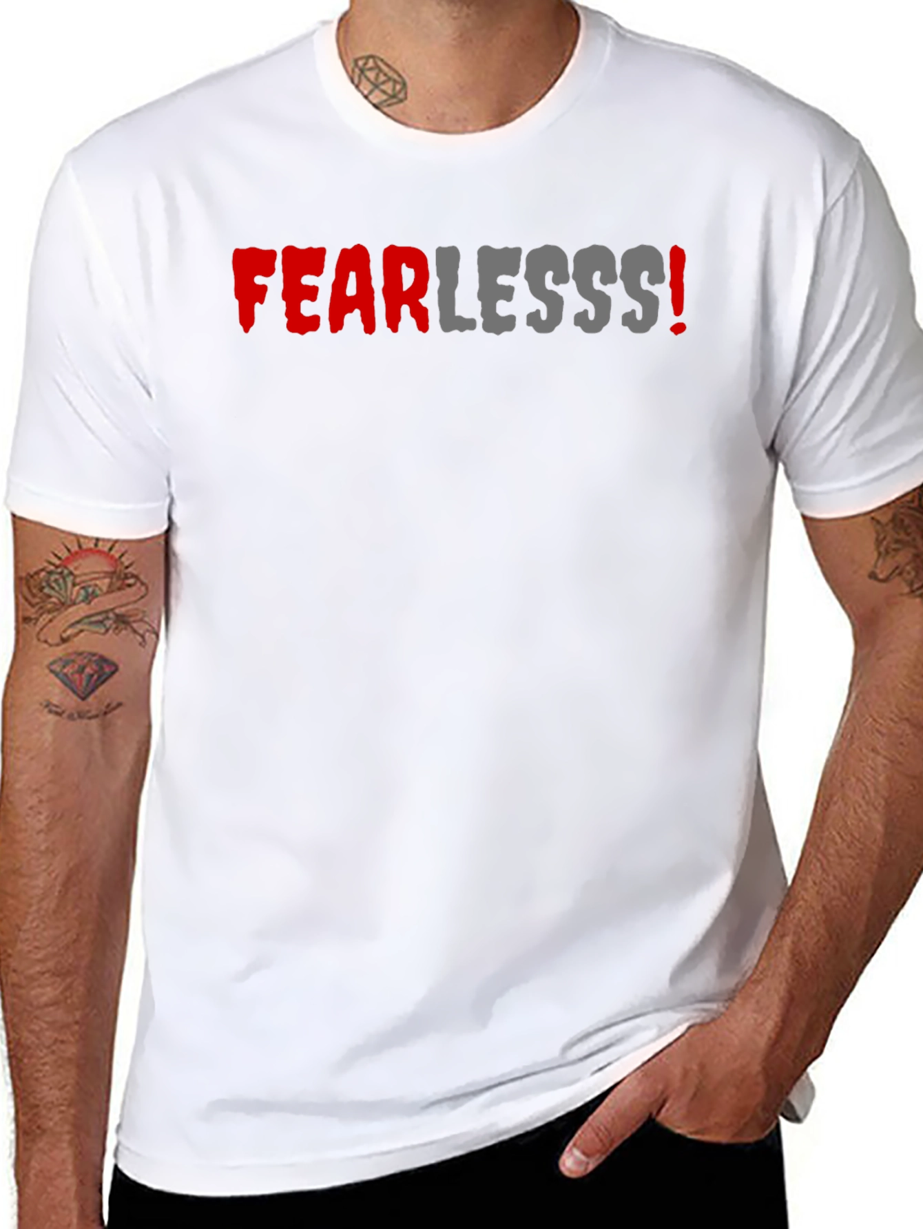 Fearless Statement Tee - Bold Graphic T-Shirt
