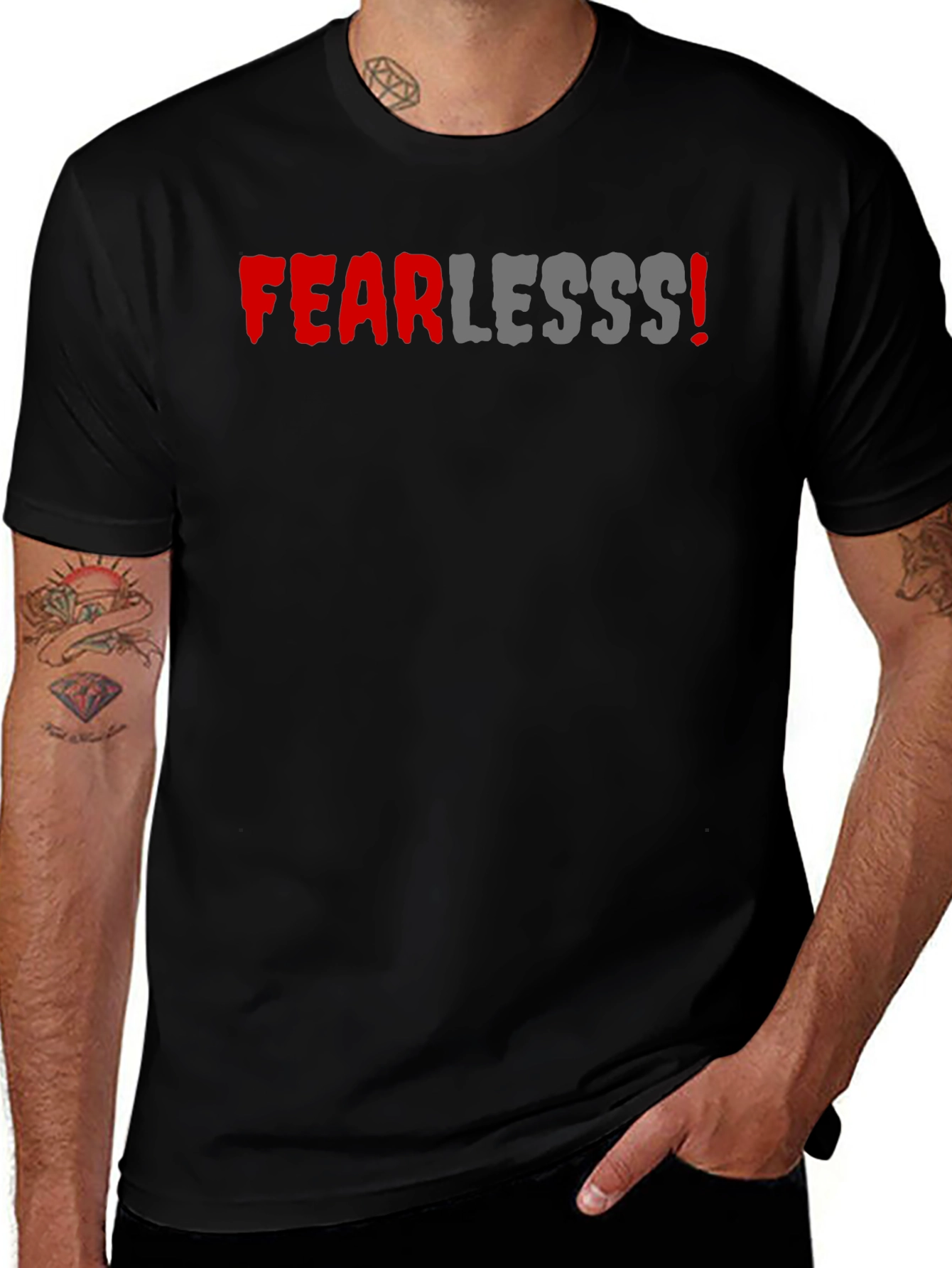 Fearless Statement Tee - Bold Graphic T-Shirt