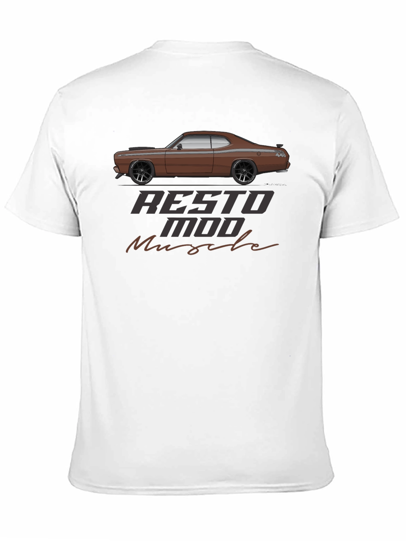 Resto Mod Muscle Car Graphic T-Shirt