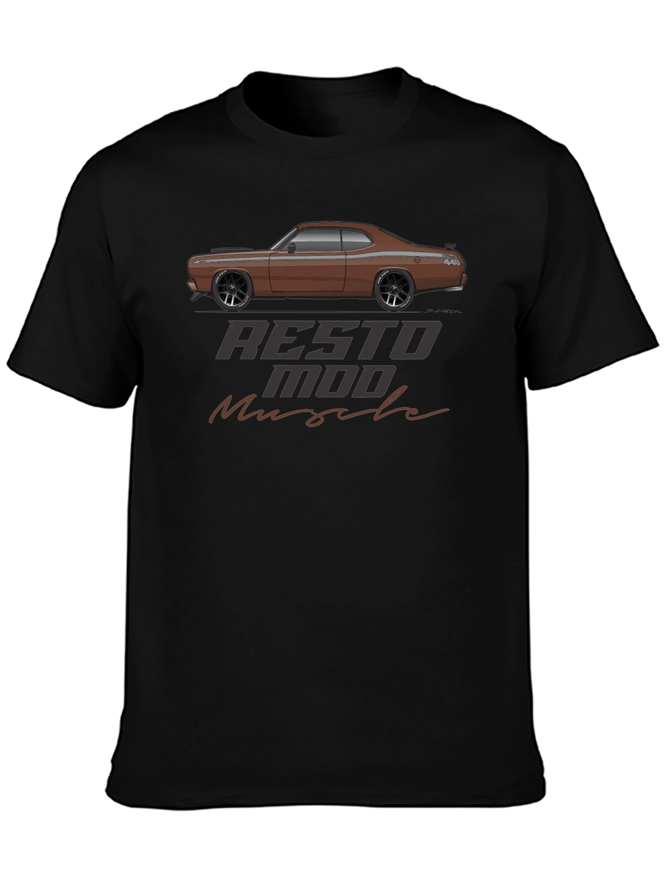 Resto Mod Muscle Car Graphic T-Shirt