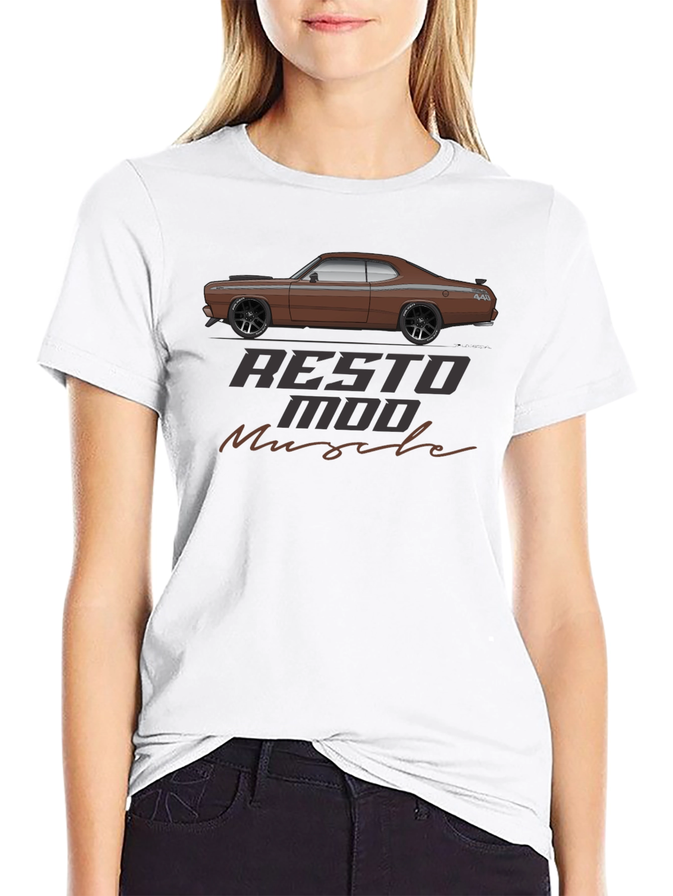 Resto Mod Muscle Car Graphic T-Shirt