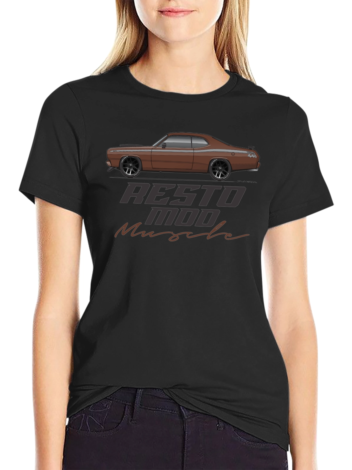 Resto Mod Muscle Car Graphic T-Shirt