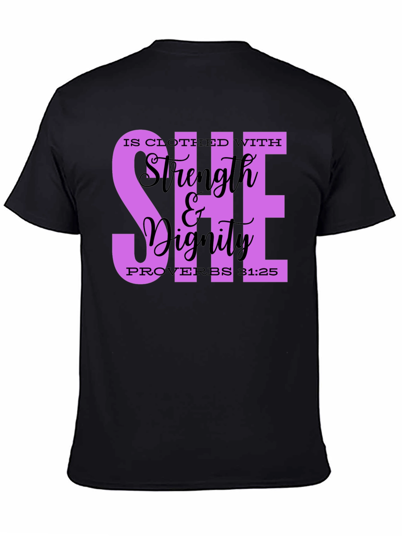 Strength & Dignity Womens Christian T-Shirt