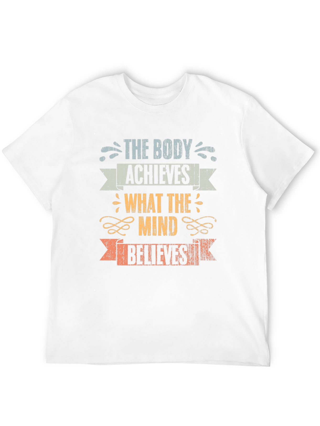 Motivational Fitness T-Shirt: The Body Achieves