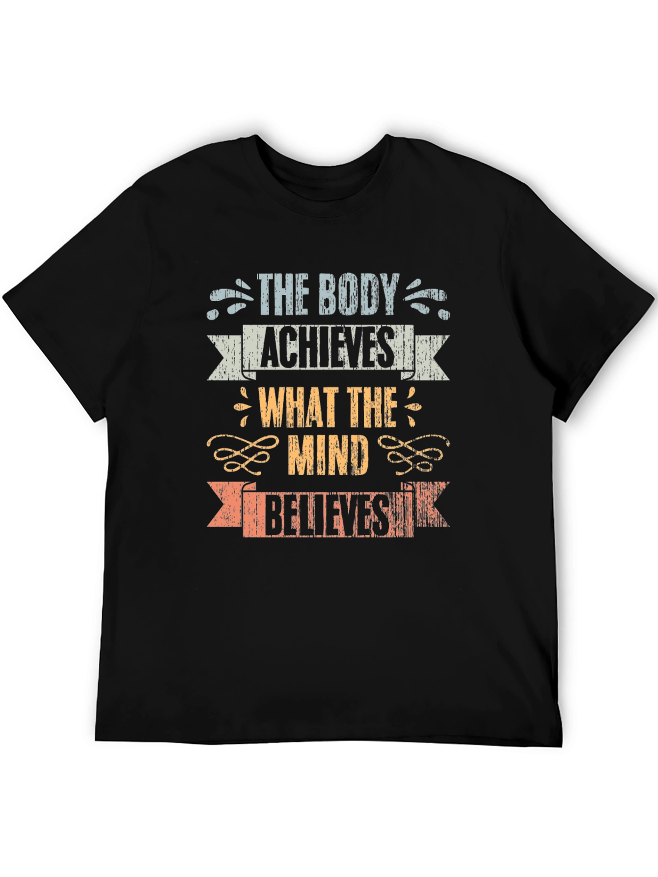 Motivational Fitness T-Shirt: The Body Achieves