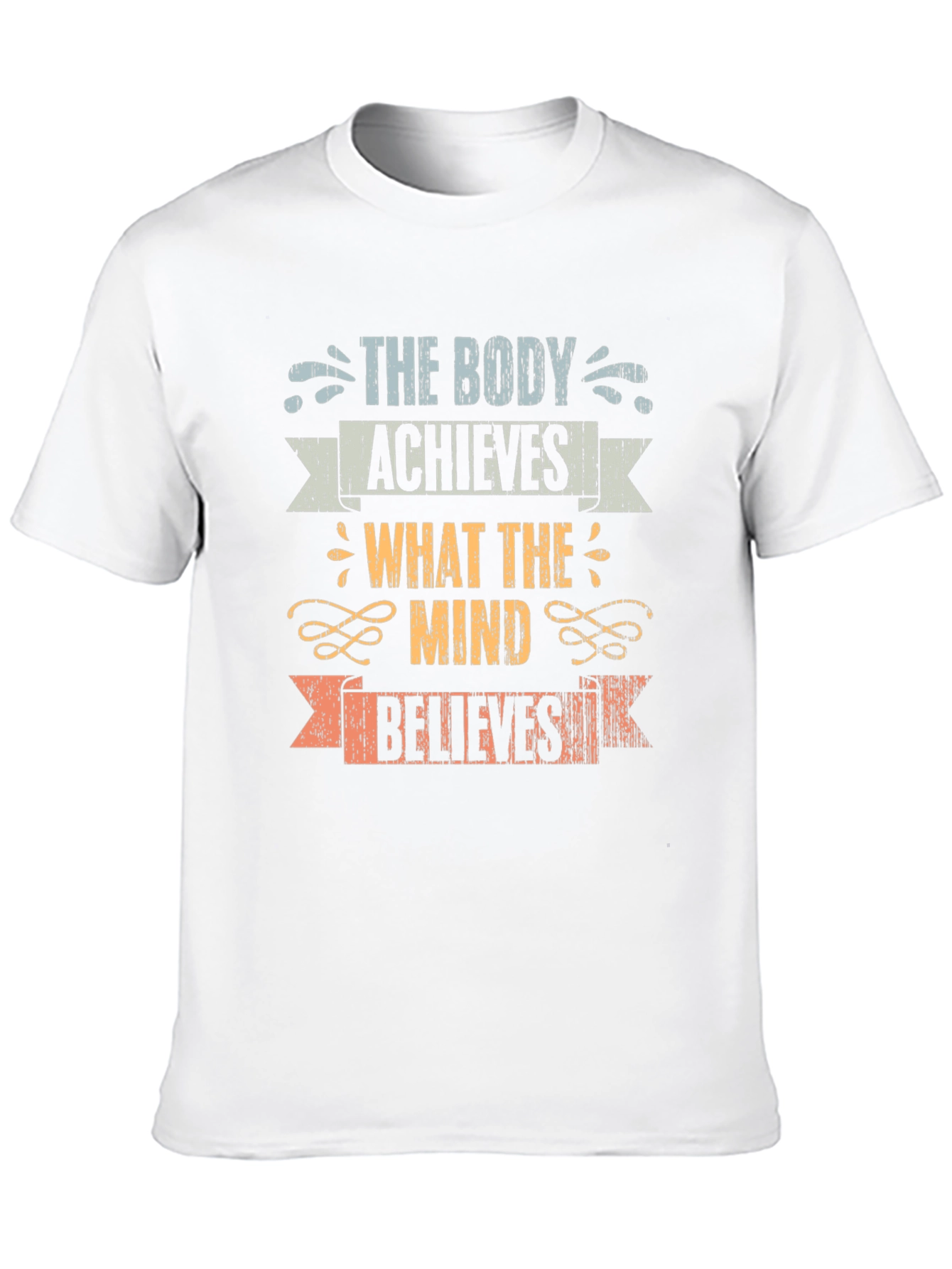 Motivational Fitness T-Shirt: The Body Achieves