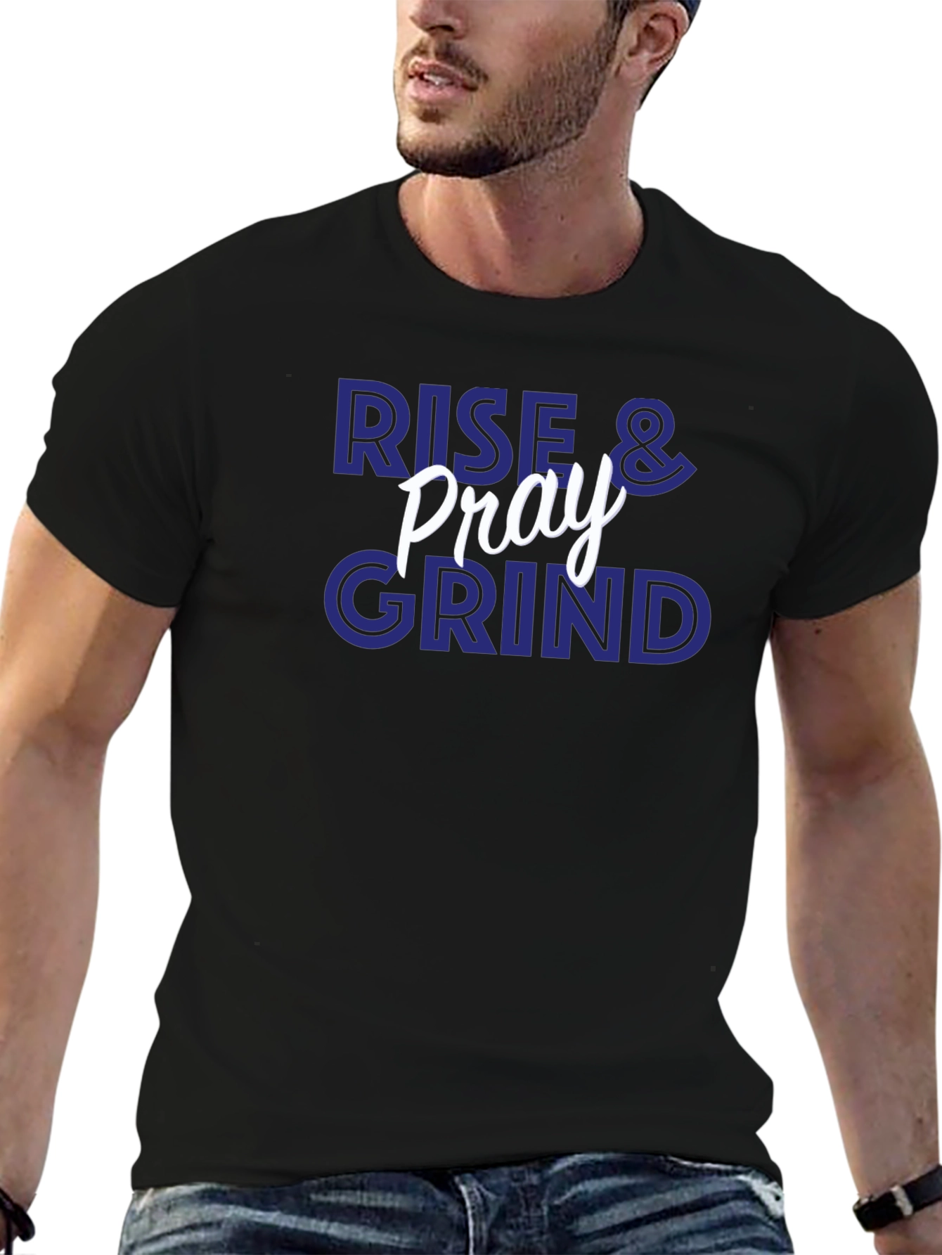 Rise & Pray Grind Graphic T-Shirt