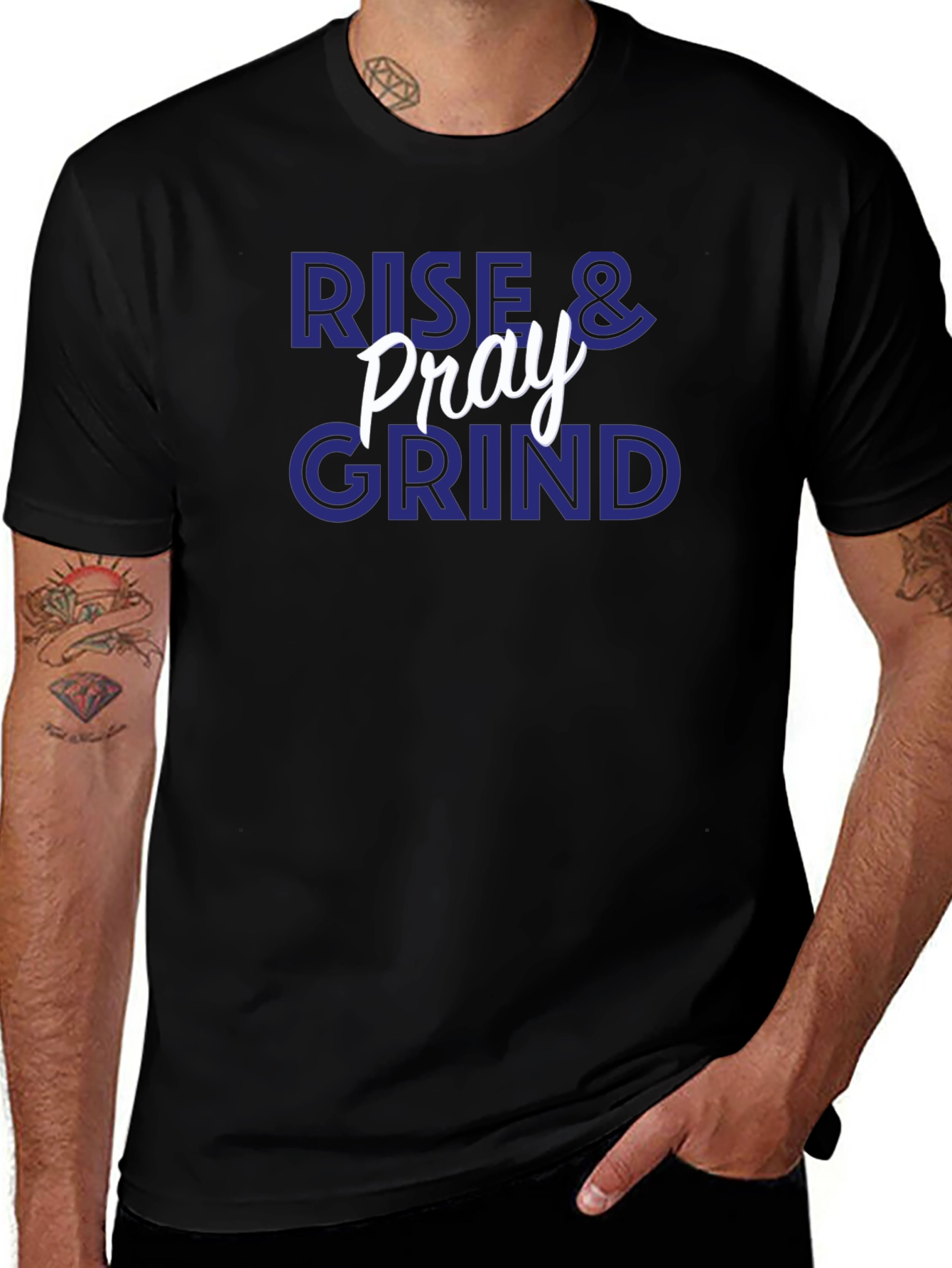 Rise & Pray Grind Graphic T-Shirt