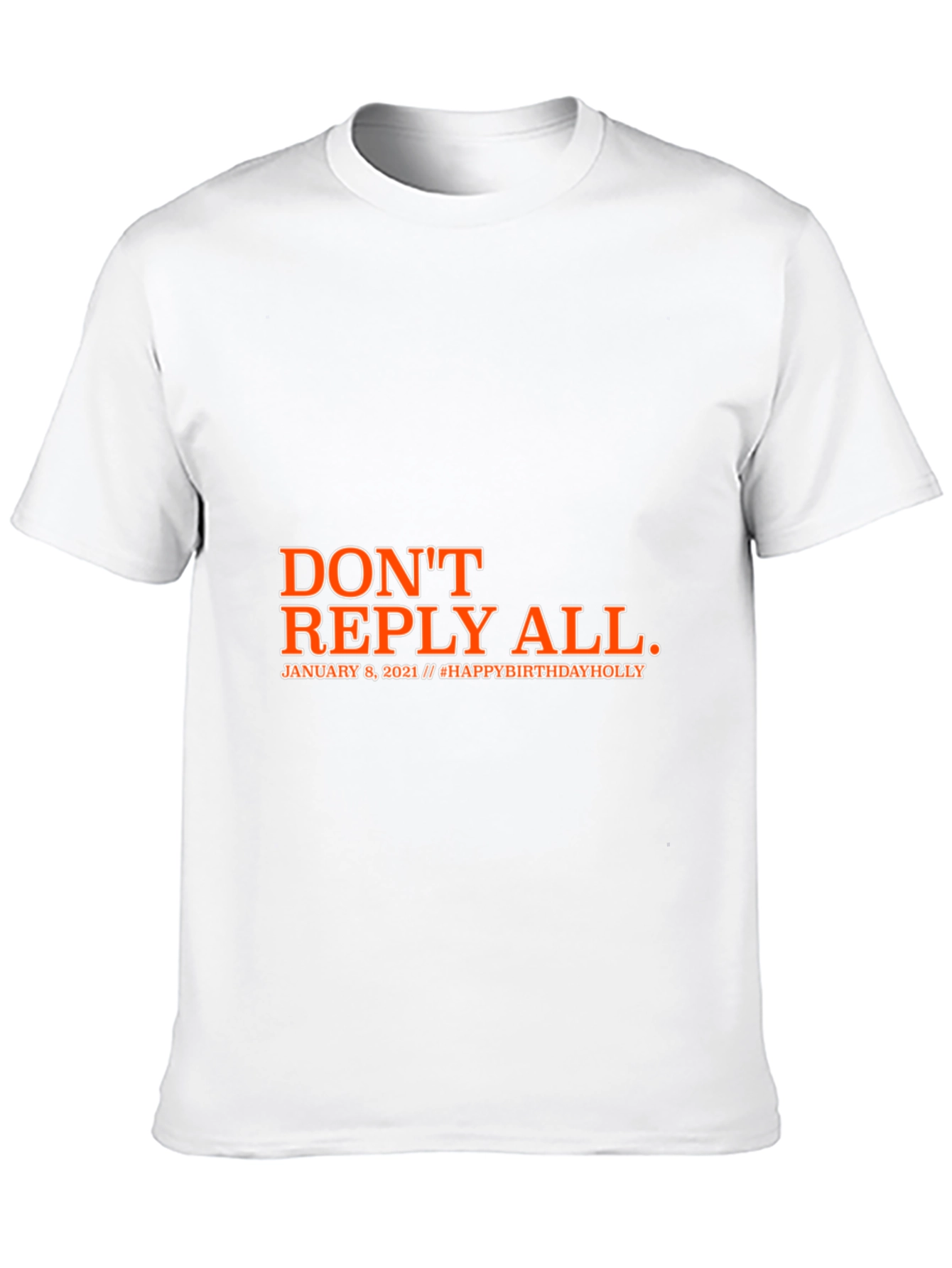 Dont Reply All Black Graphic T-Shirt