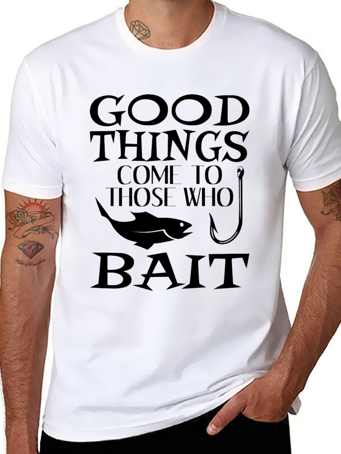 Good Things Come to Those Who Bait Fishing T-Shirt