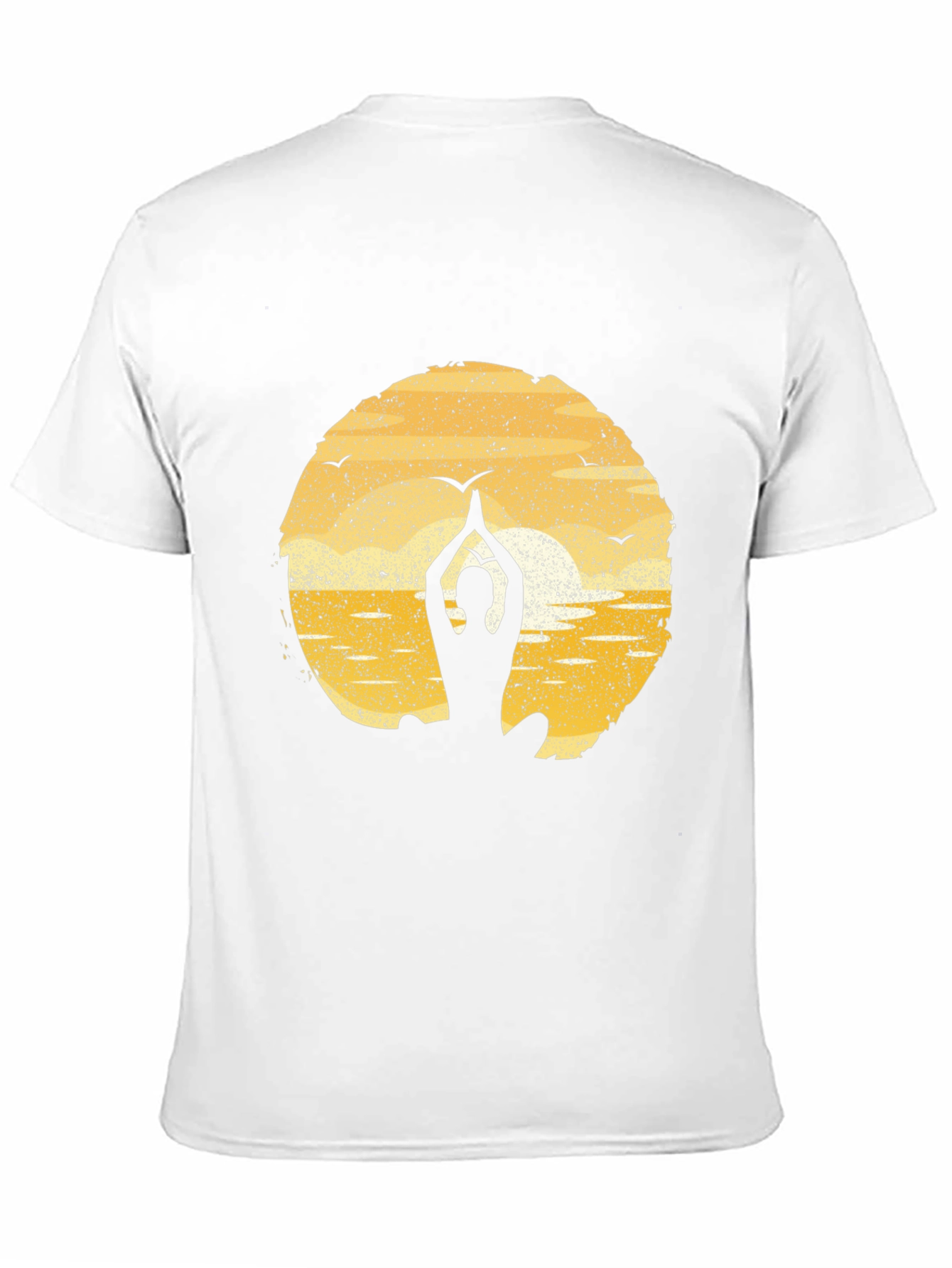 Yoga Silhouette T-Shirt - Meditation Peace