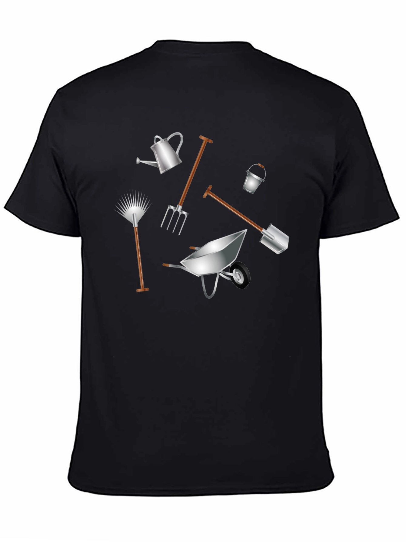 Gardening Tools Graphic T-Shirt