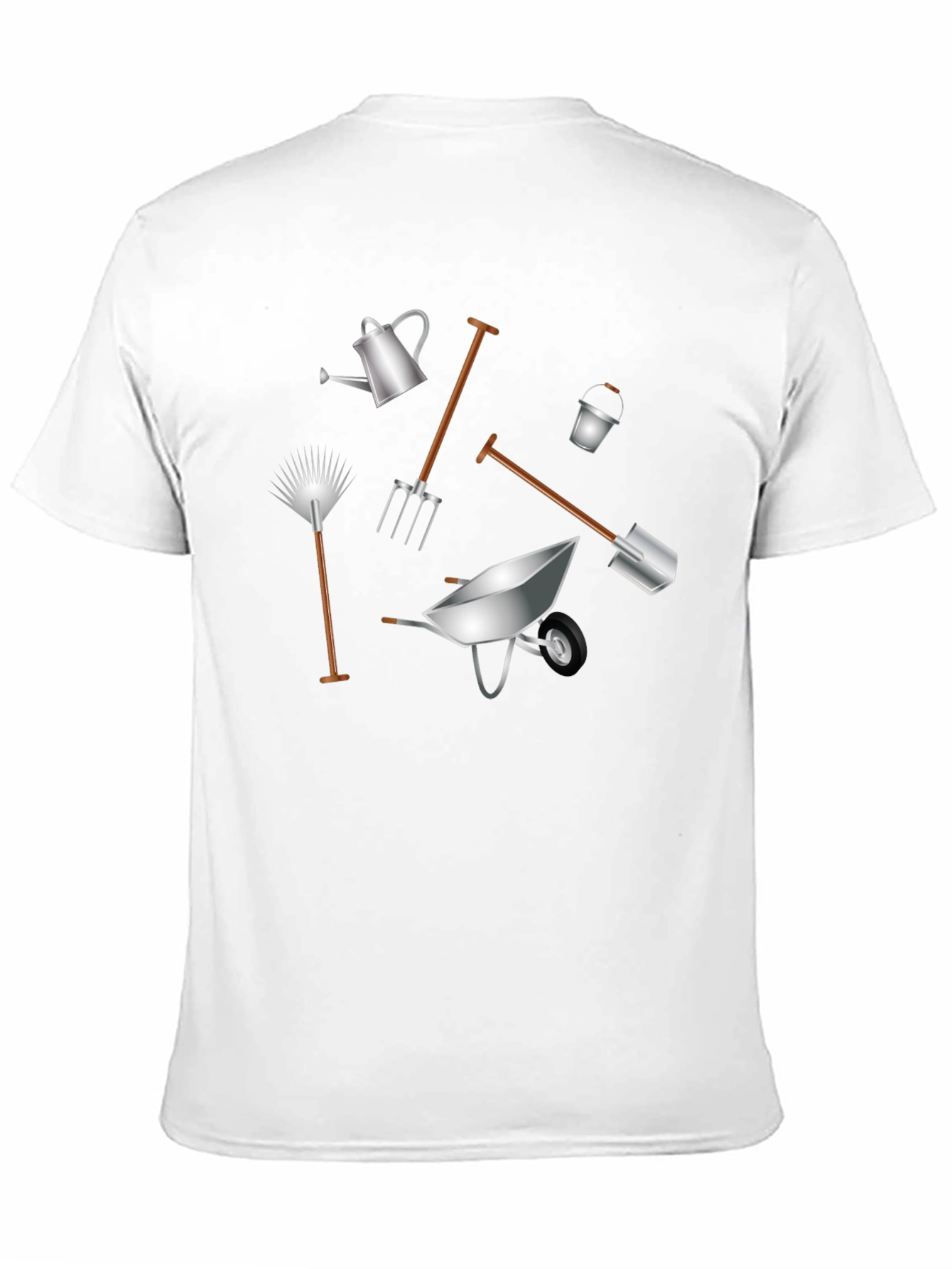 Gardening Tools Graphic T-Shirt