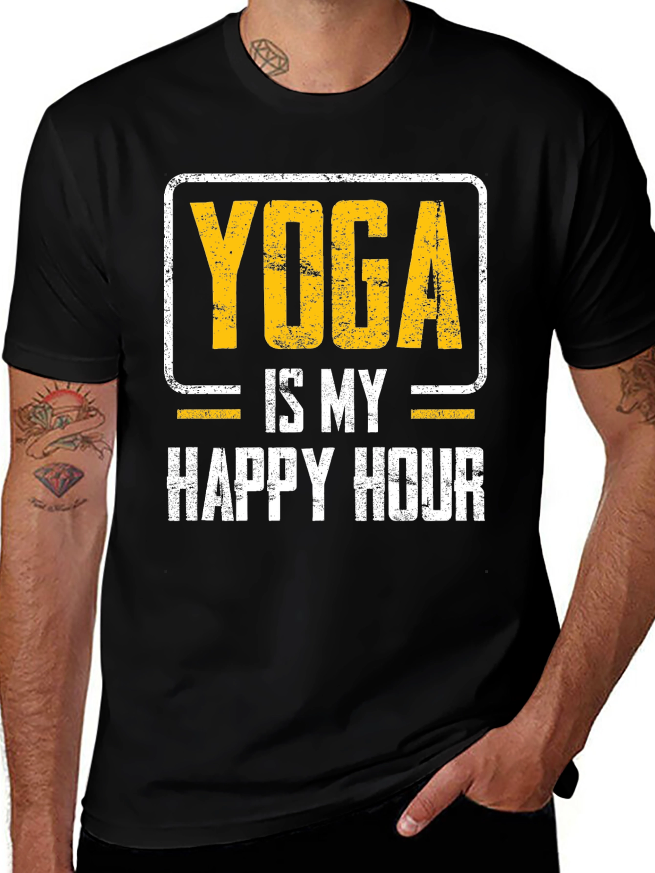 Yoga Is My Happy Hour T-Shirt