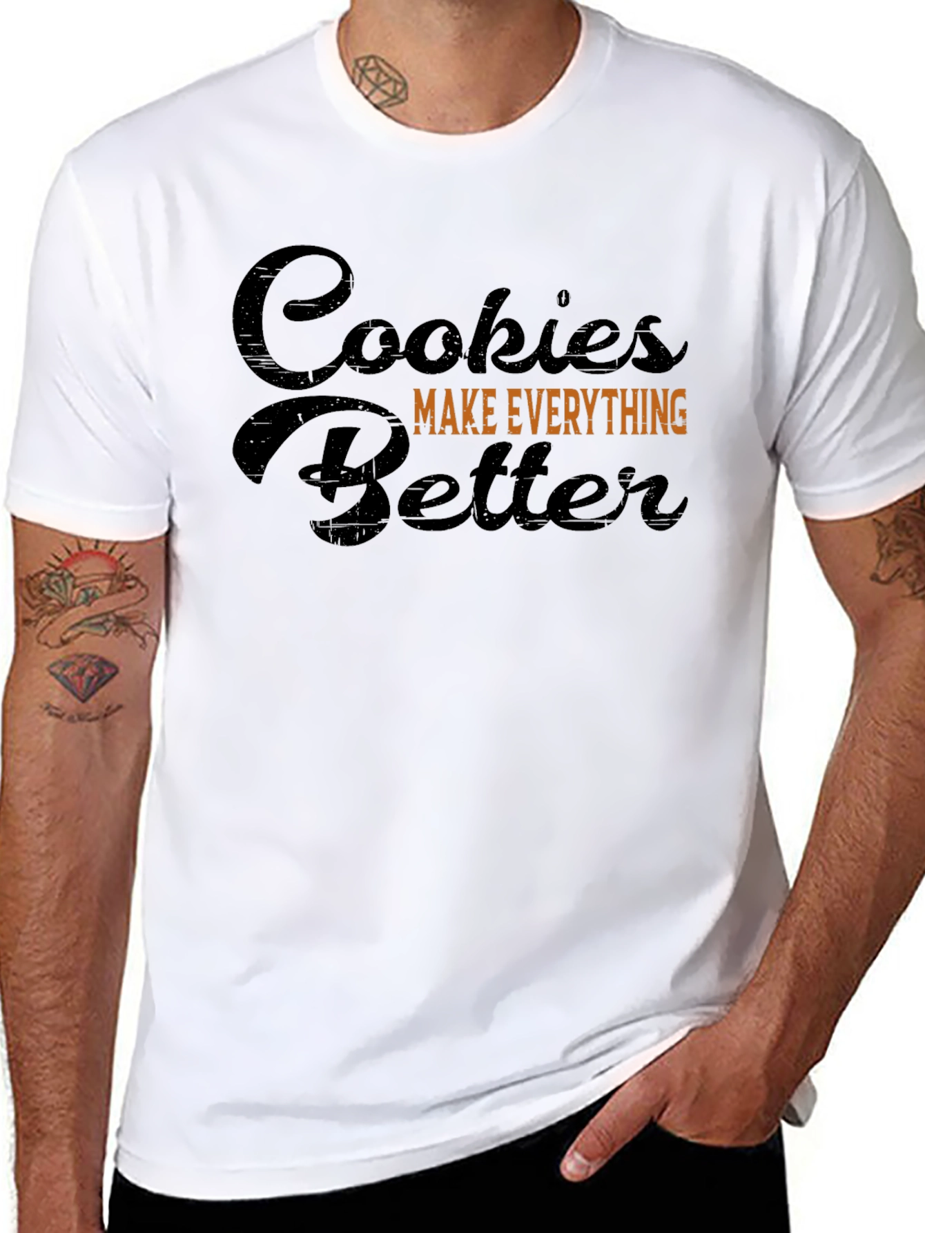 Cookies Make Everything Better Black T-Shirt