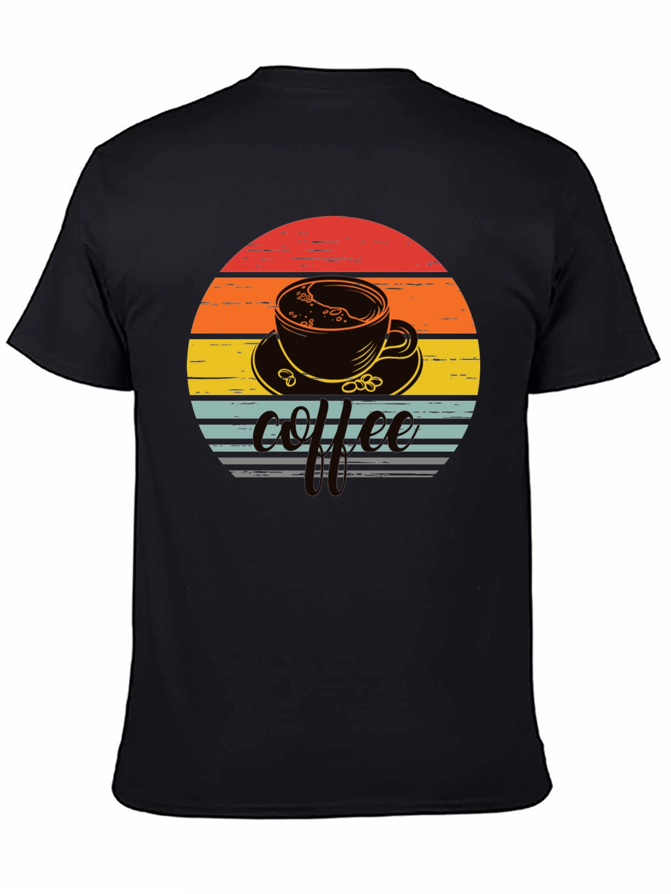 Retro Coffee Sunset Graphic Tee