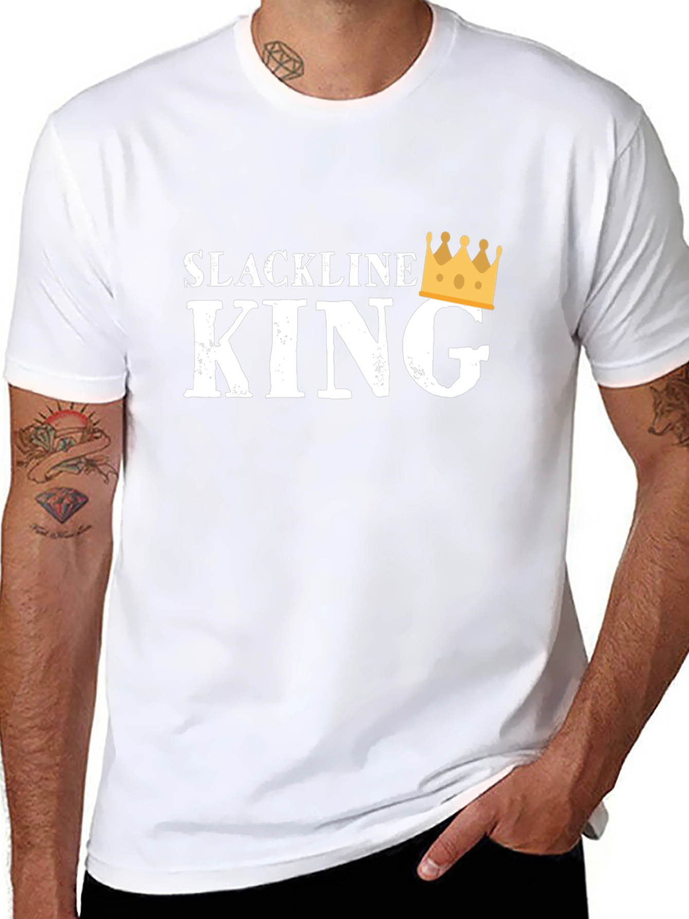 Slackline King Graphic T-Shirt - Black