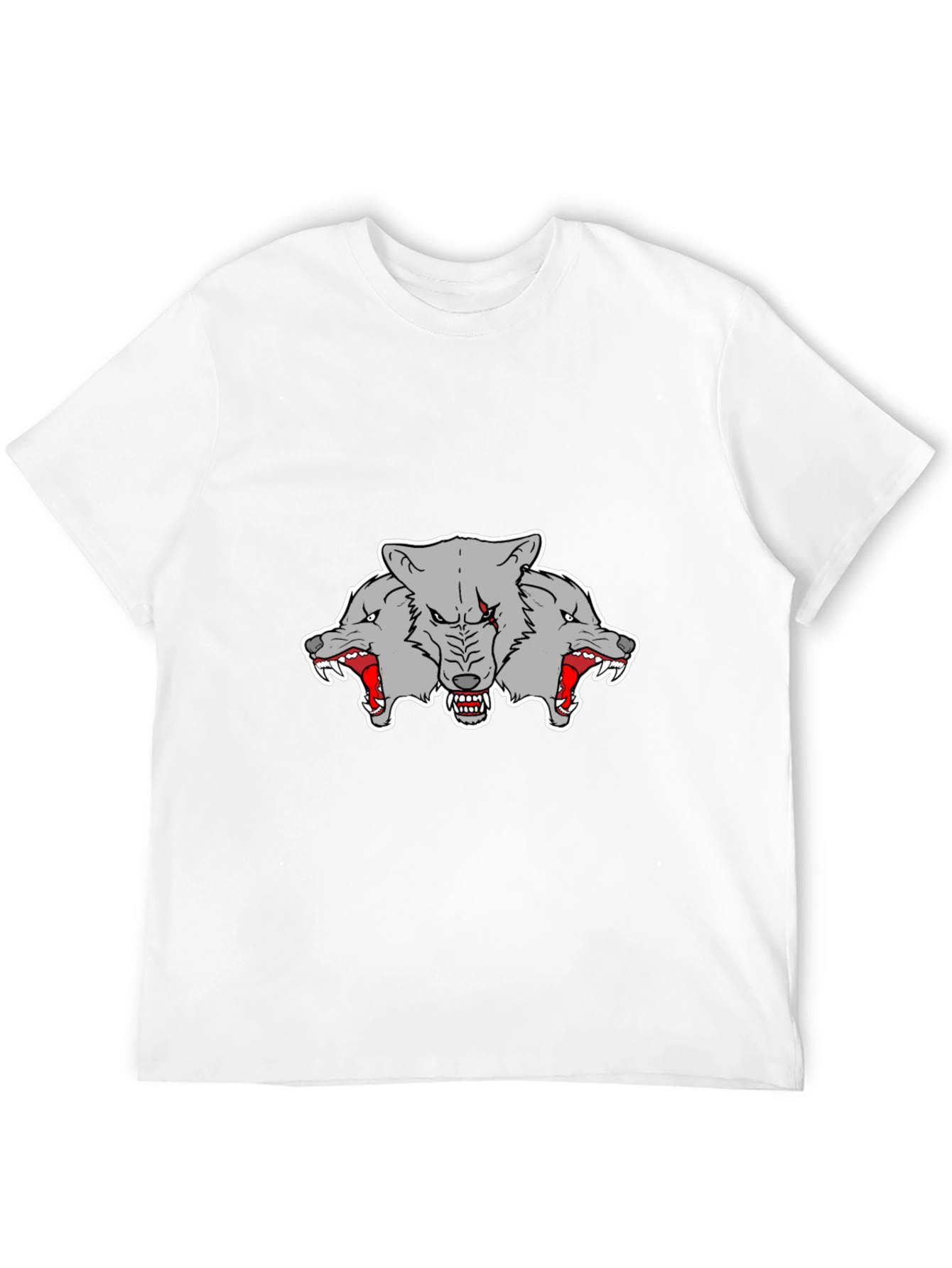 Three Headed Wolf Graphic Tee