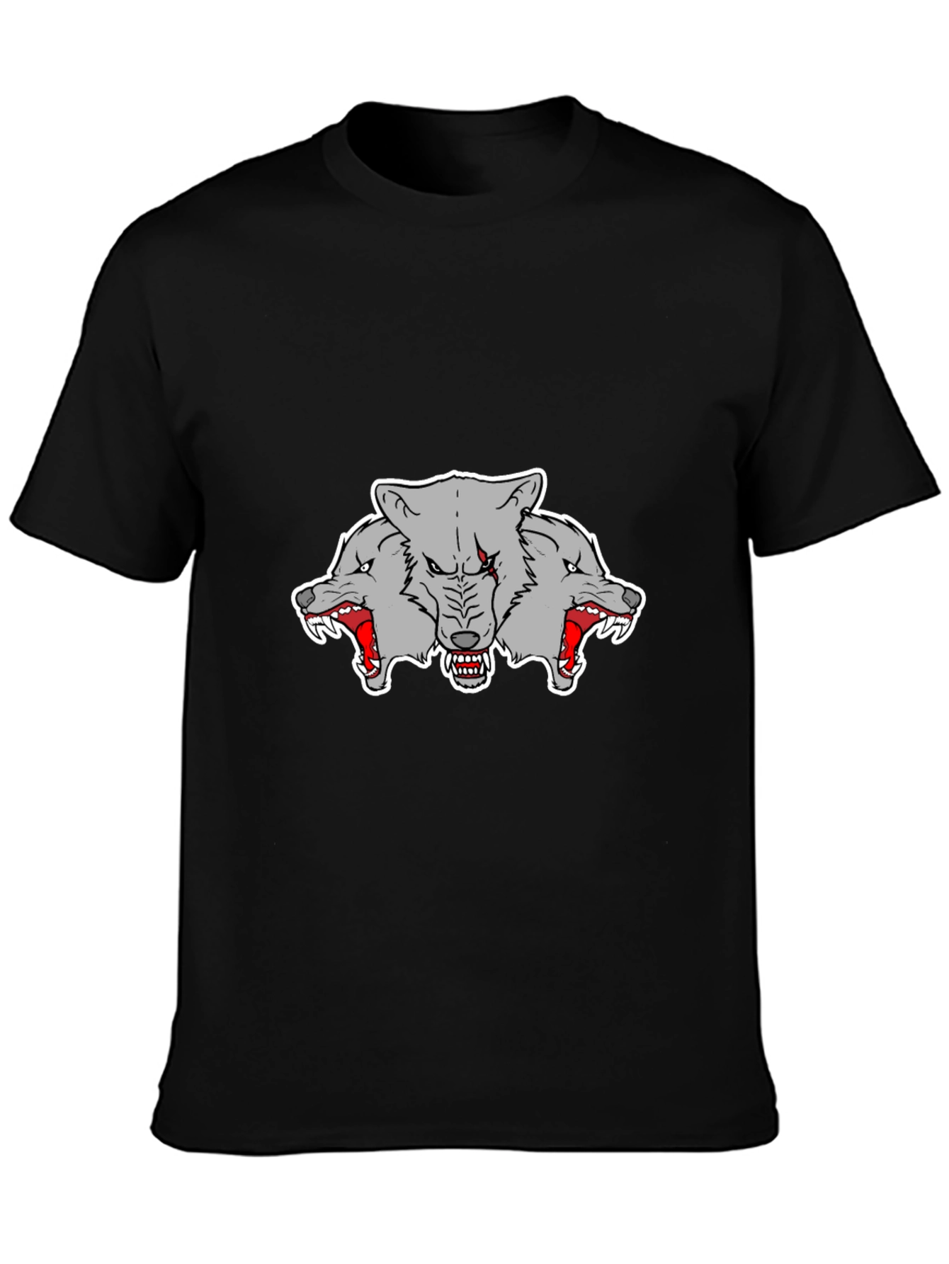 Three Headed Wolf Graphic Tee