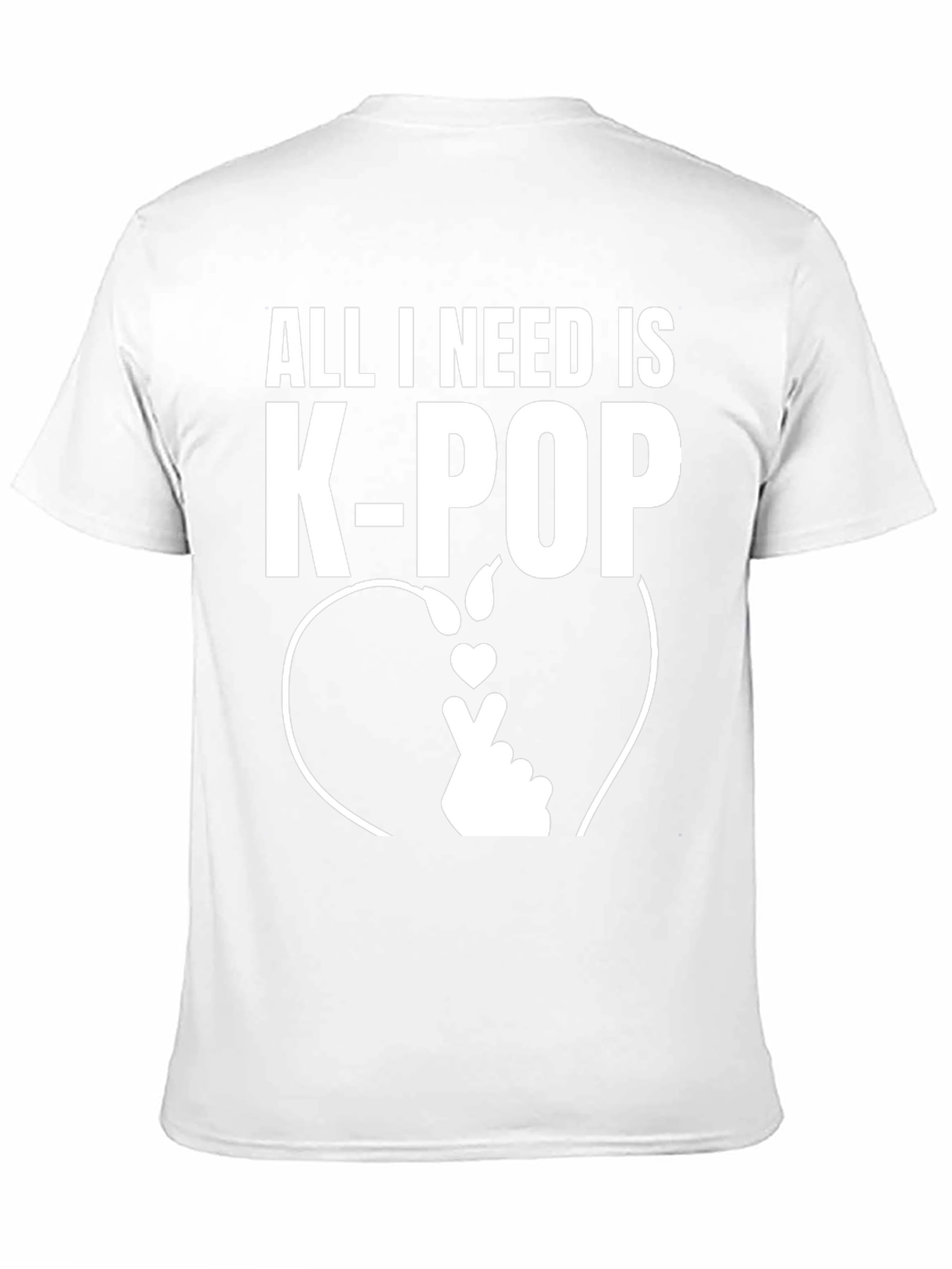 All I Need Is K-Pop Black T-Shirt