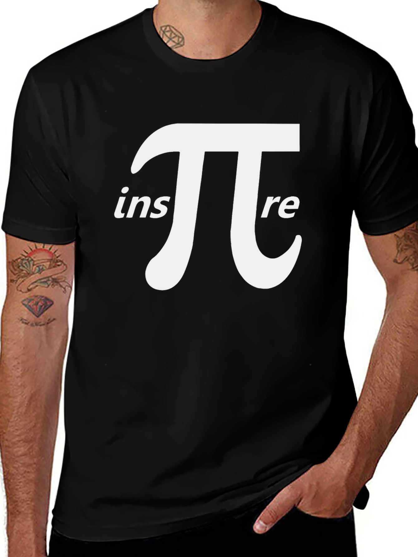 Inspire Pi Symbol T-Shirt - Black