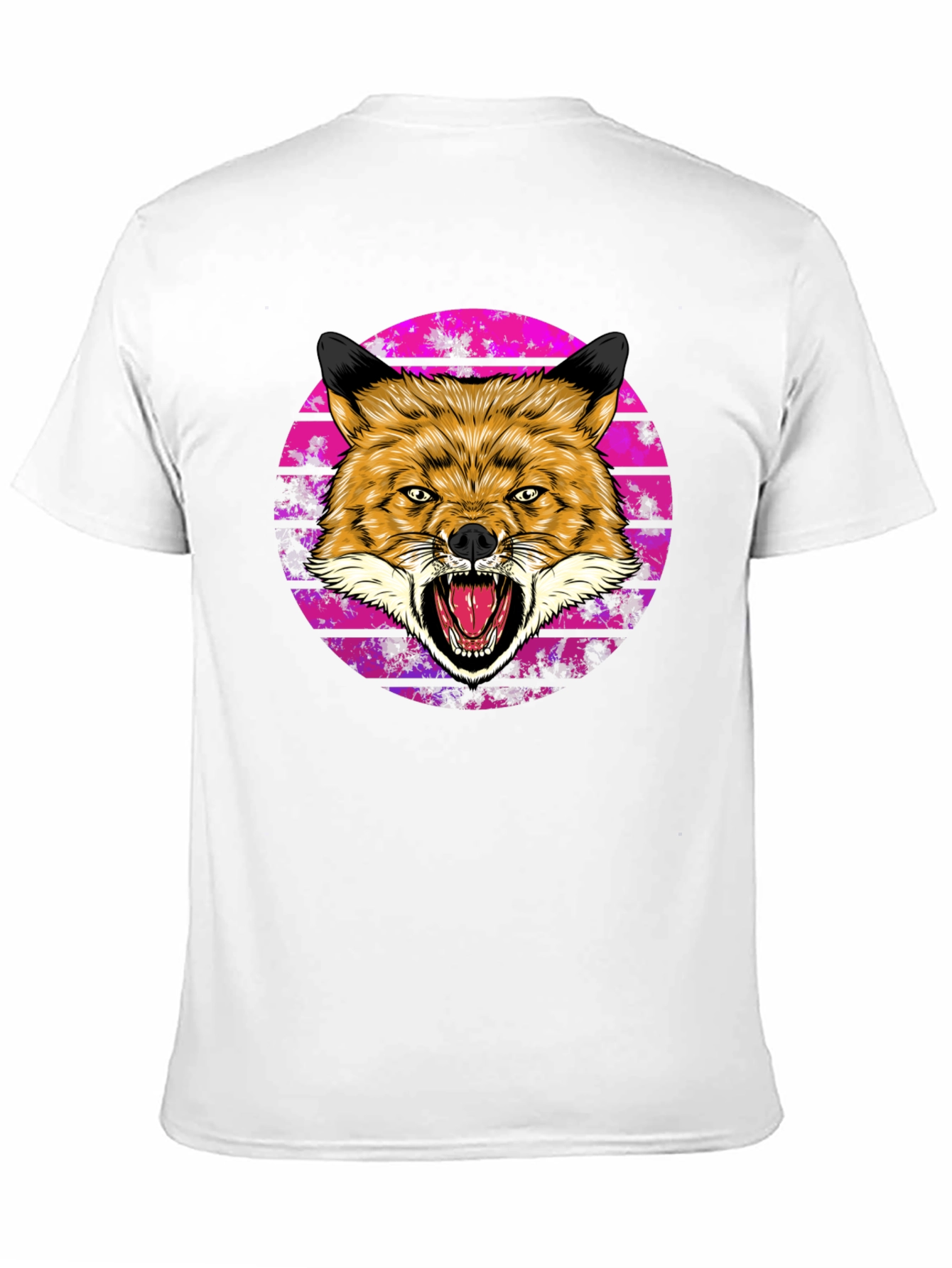 Mens Fox Graphic Tee - Bold & Unique Design