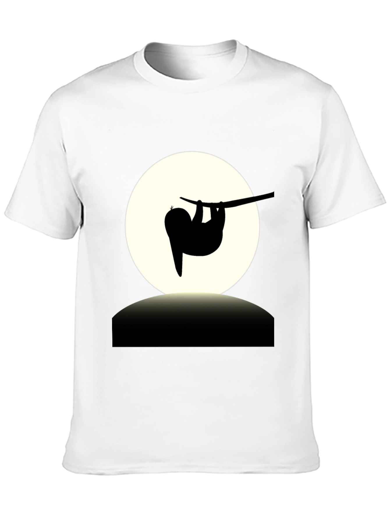 Sloth Silhouette Graphic Tee