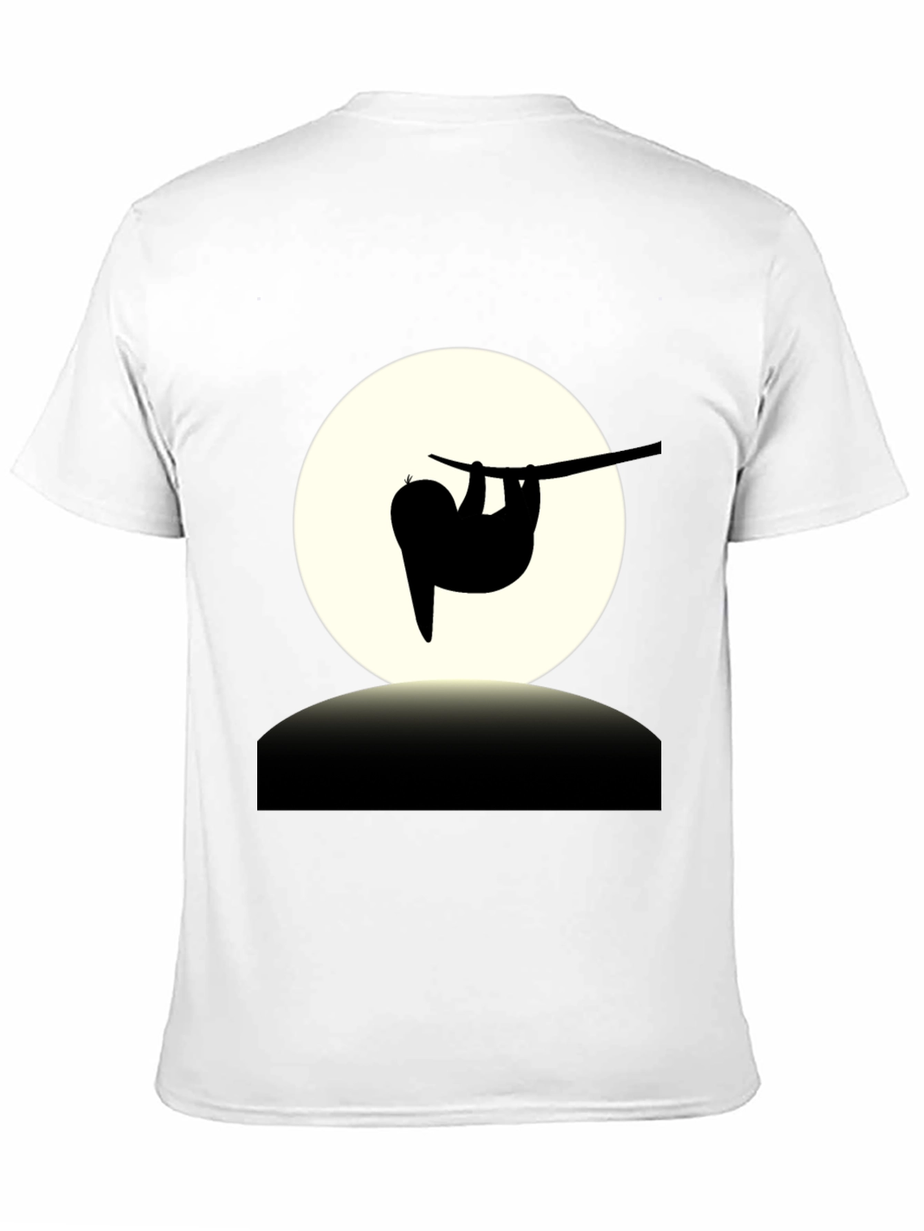 Sloth Silhouette Graphic Tee