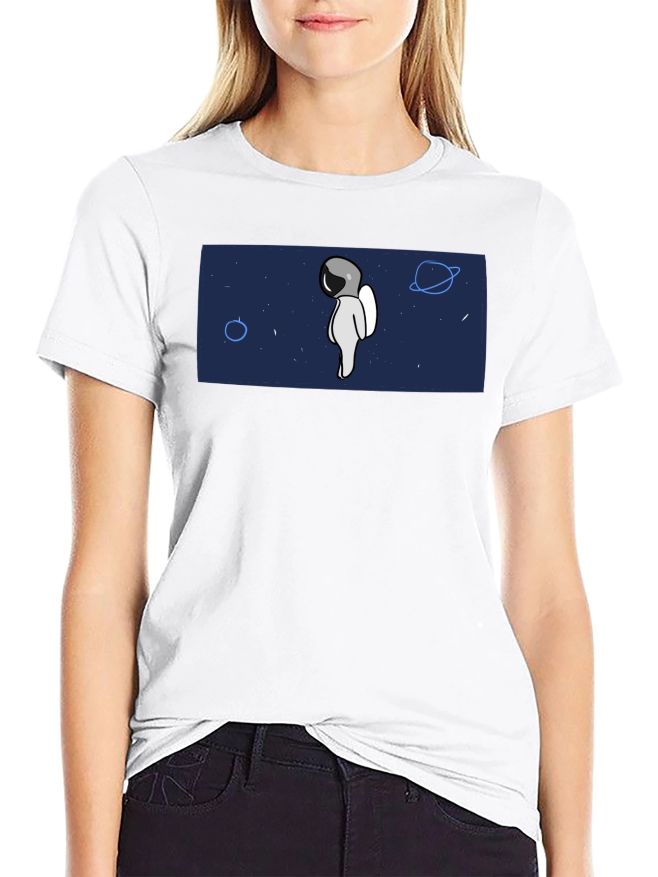 Astronaut Graphic T-Shirt - Space Lover Tee