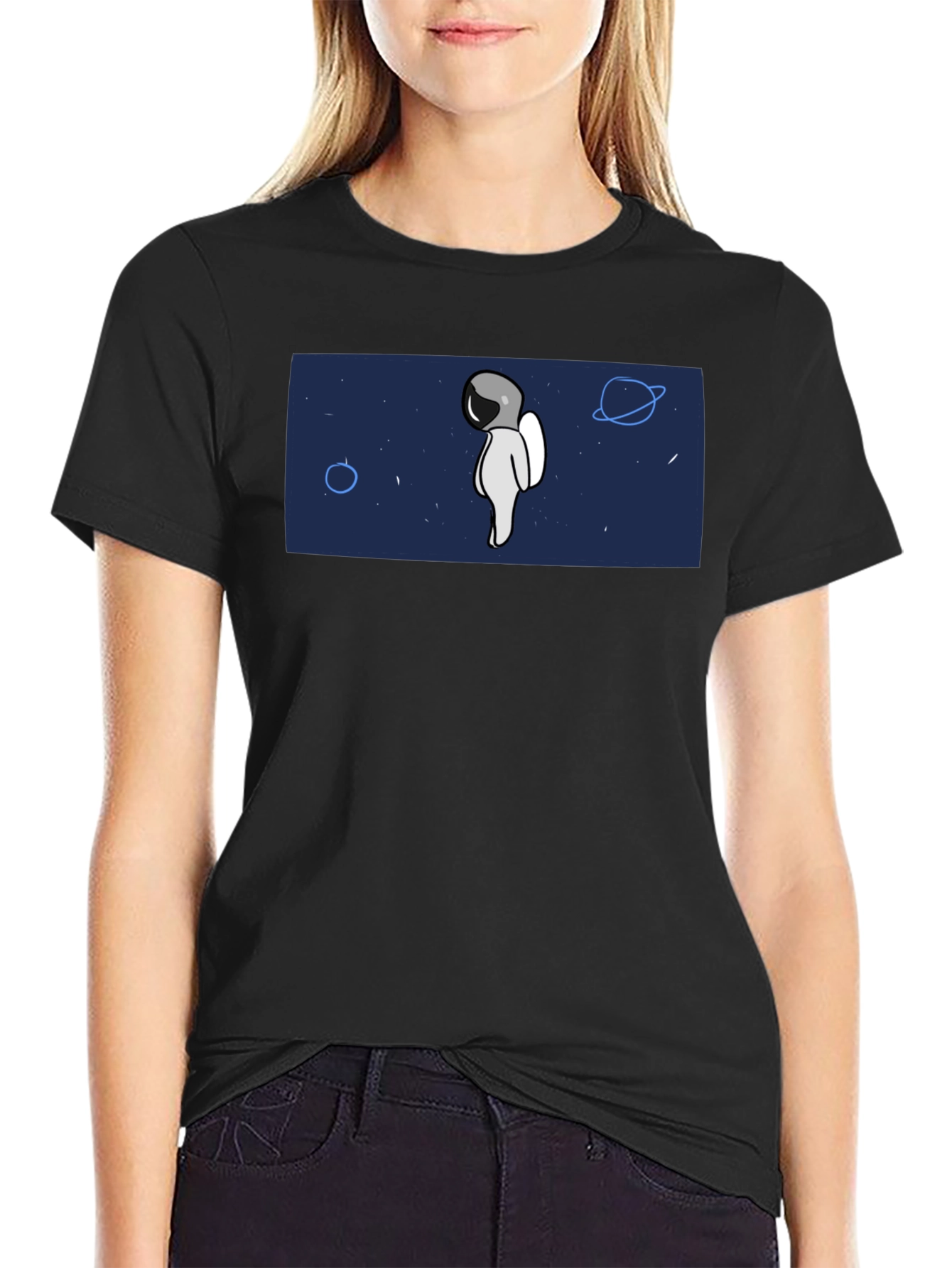 Astronaut Graphic T-Shirt - Space Lover Tee