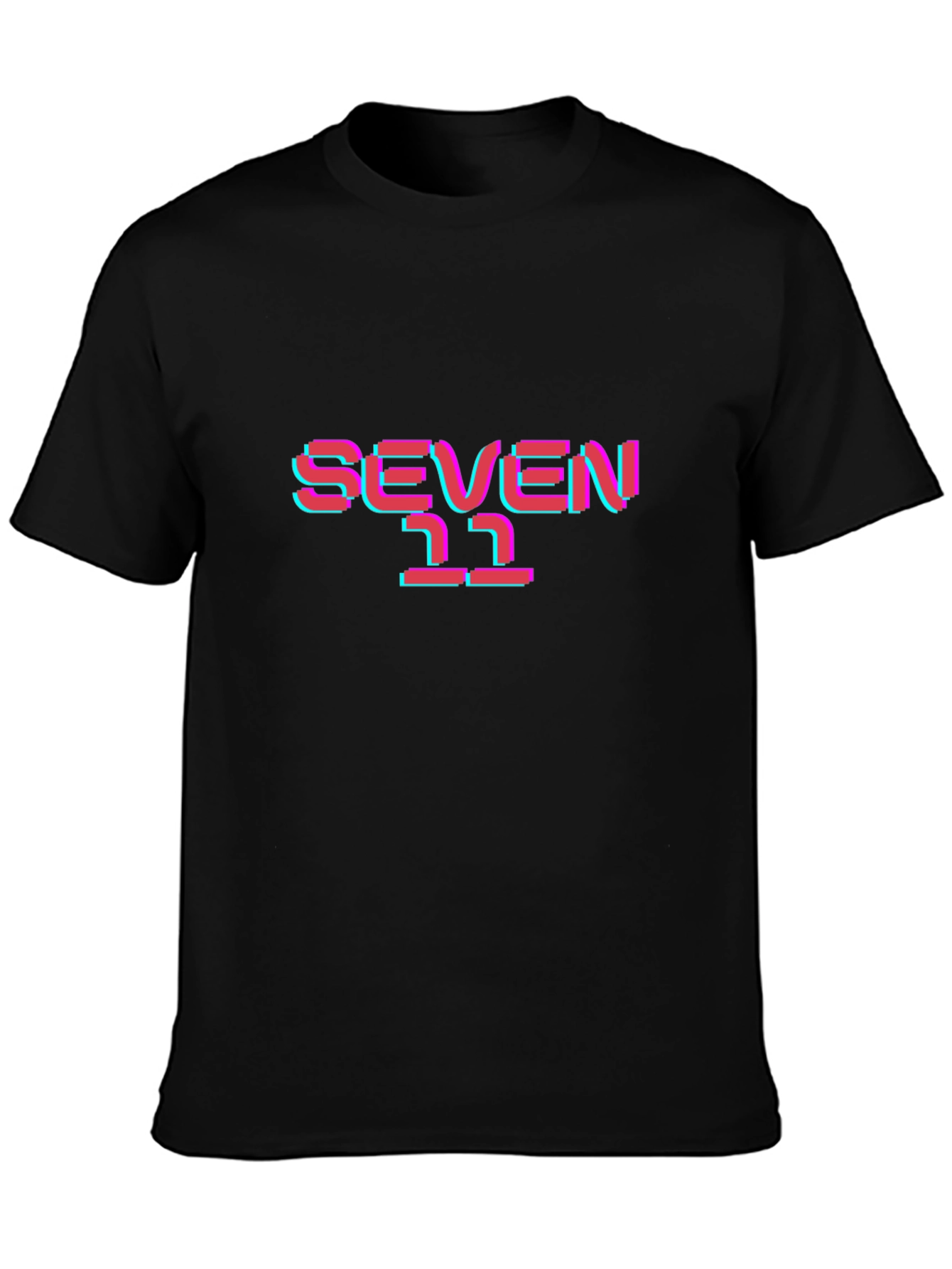 Seven 11 Glitch T-Shirt - Trendy Graphic Tee