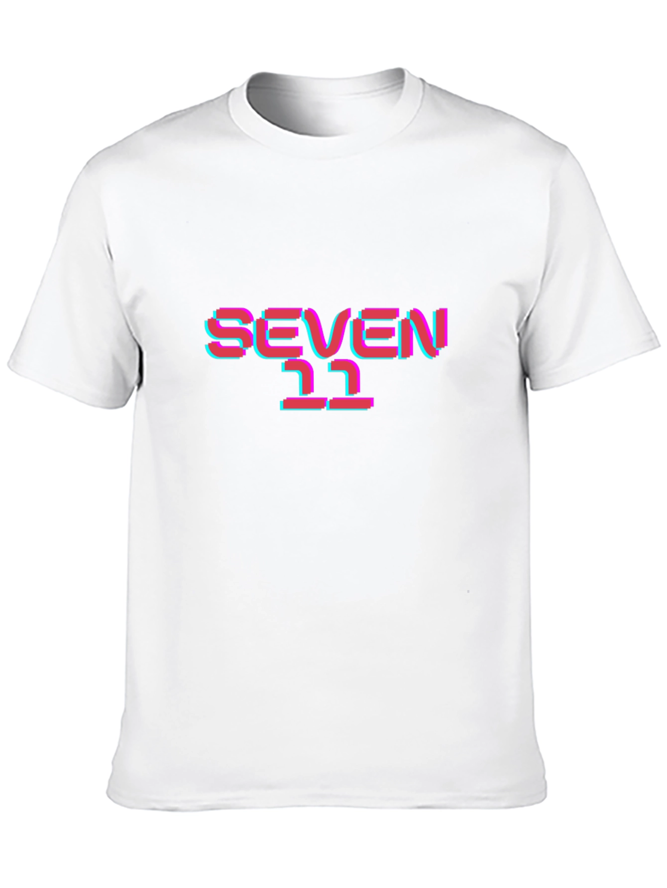 Seven 11 Glitch T-Shirt - Trendy Graphic Tee