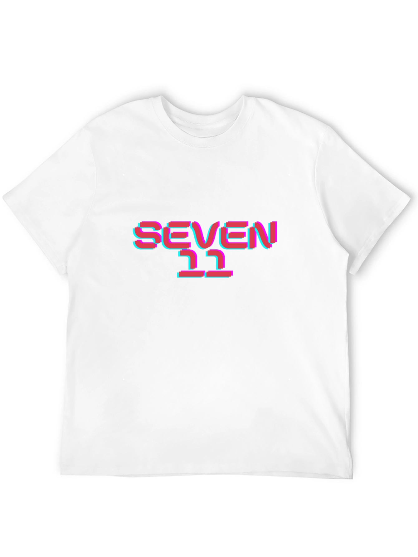 Seven 11 Glitch T-Shirt - Trendy Graphic Tee
