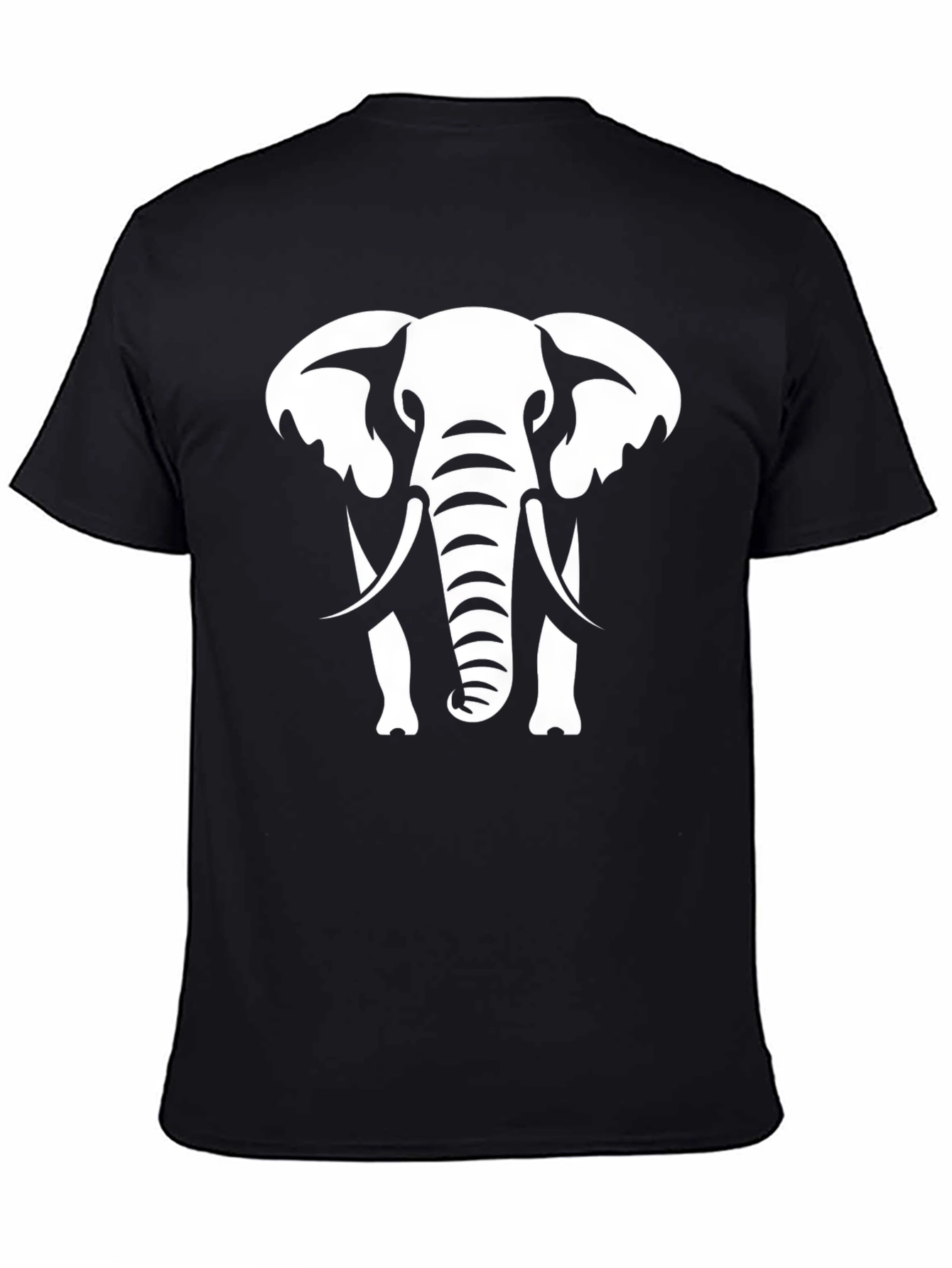 Elephant Graphic Black T-Shirt