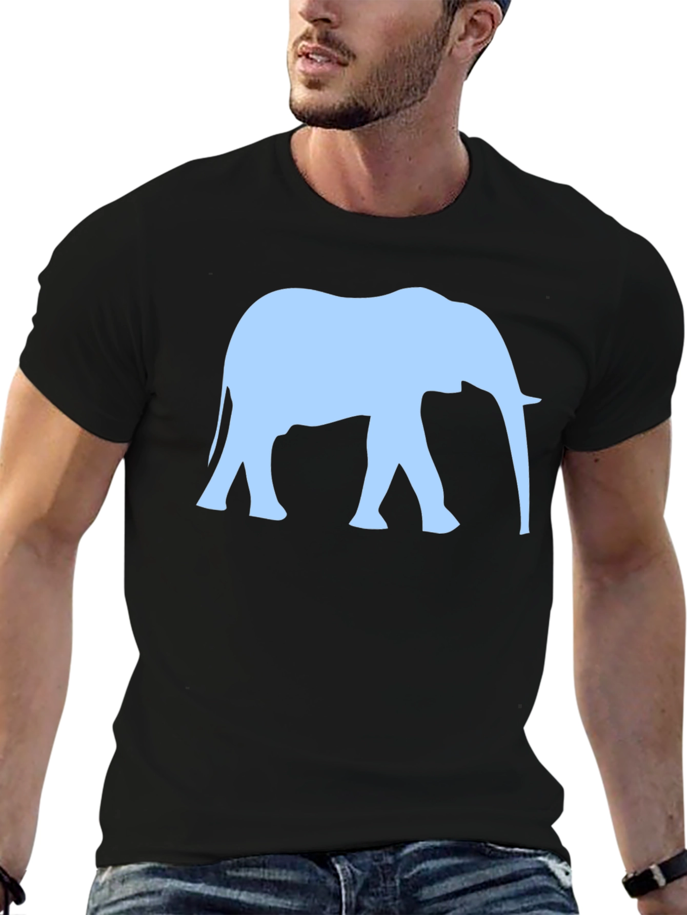 Elephant Graphic Tee - Cool Animal T-Shirt