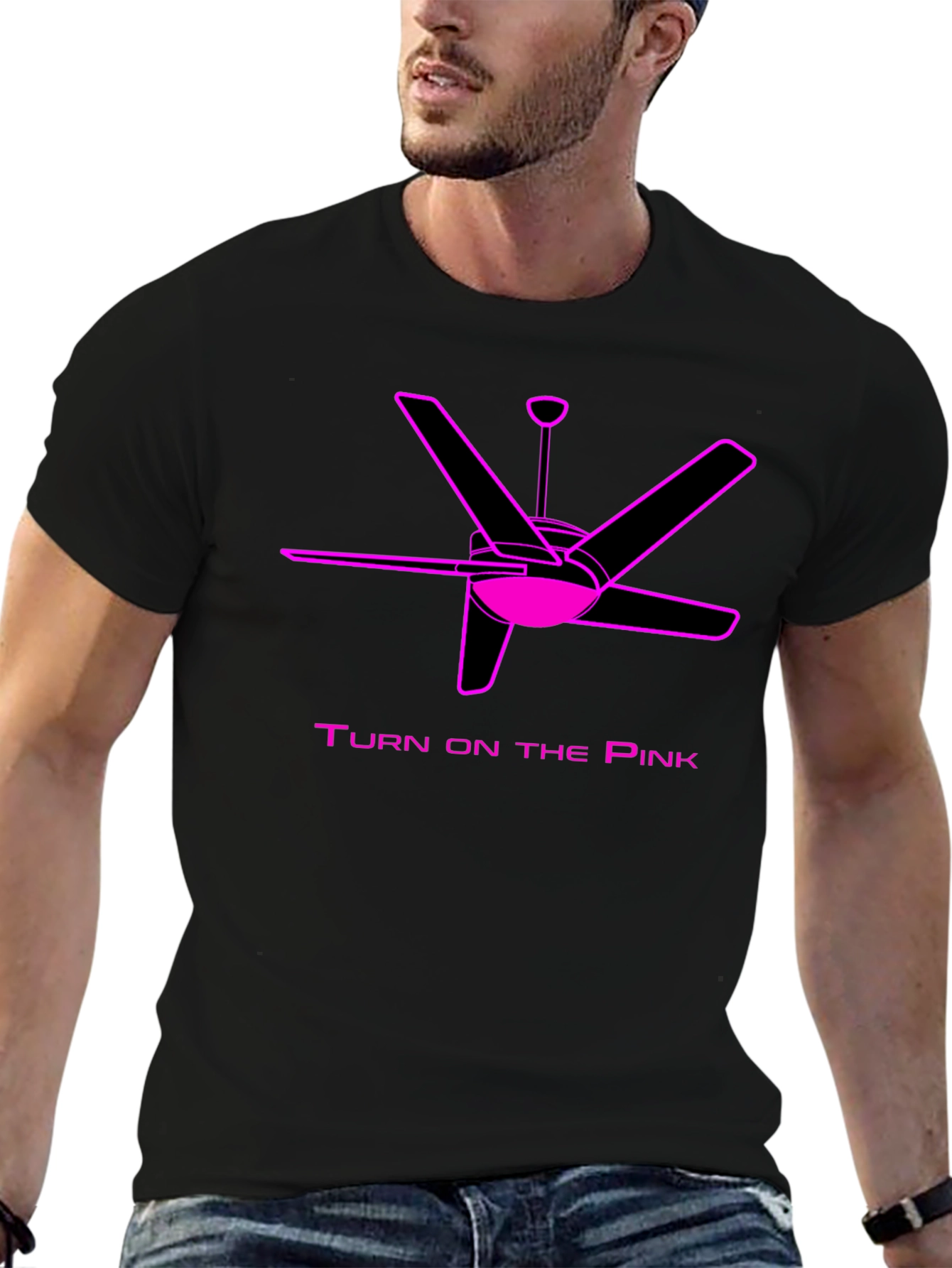 Turn On The Pink Fan T-Shirt