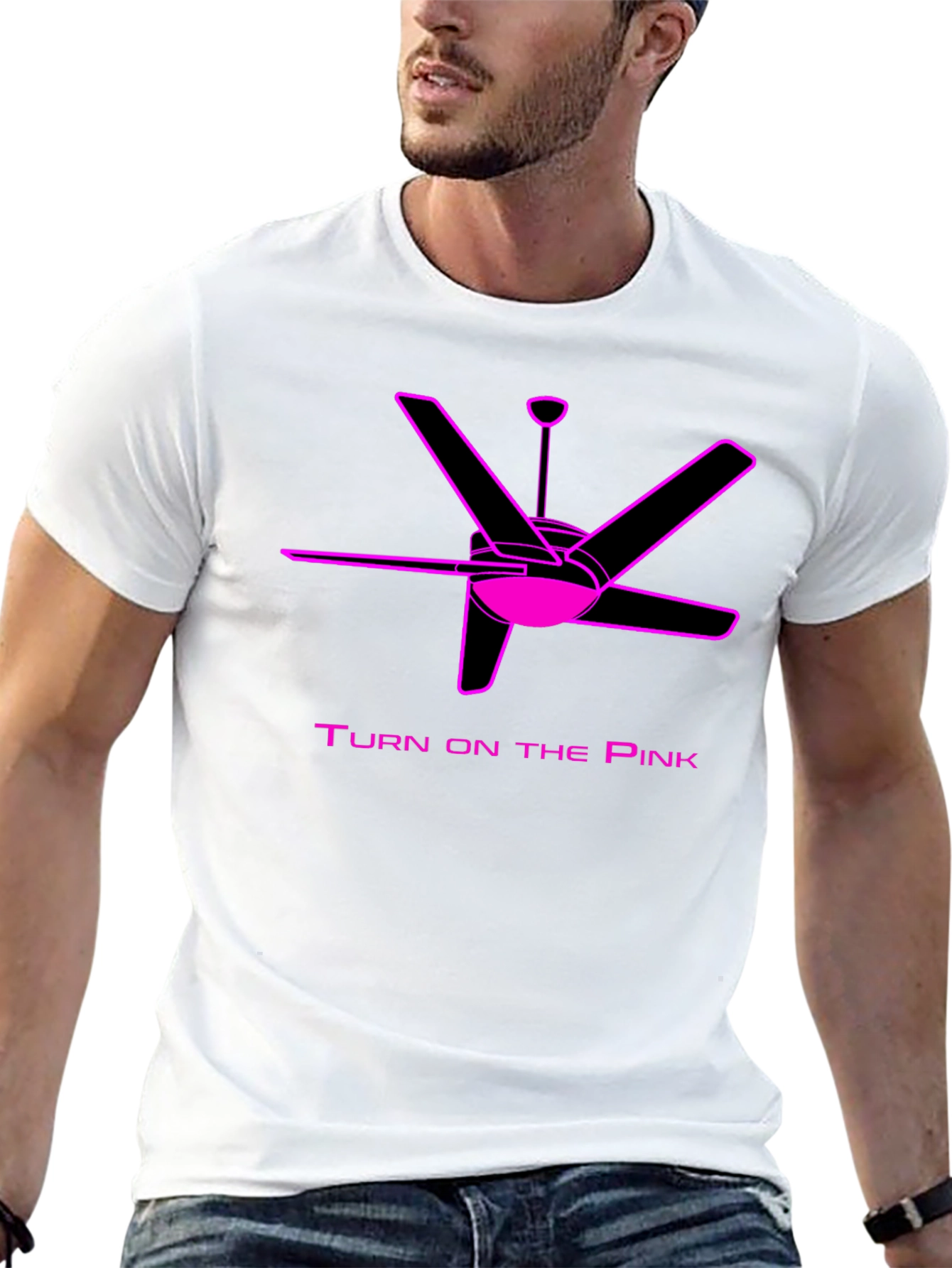 Turn On The Pink Fan T-Shirt