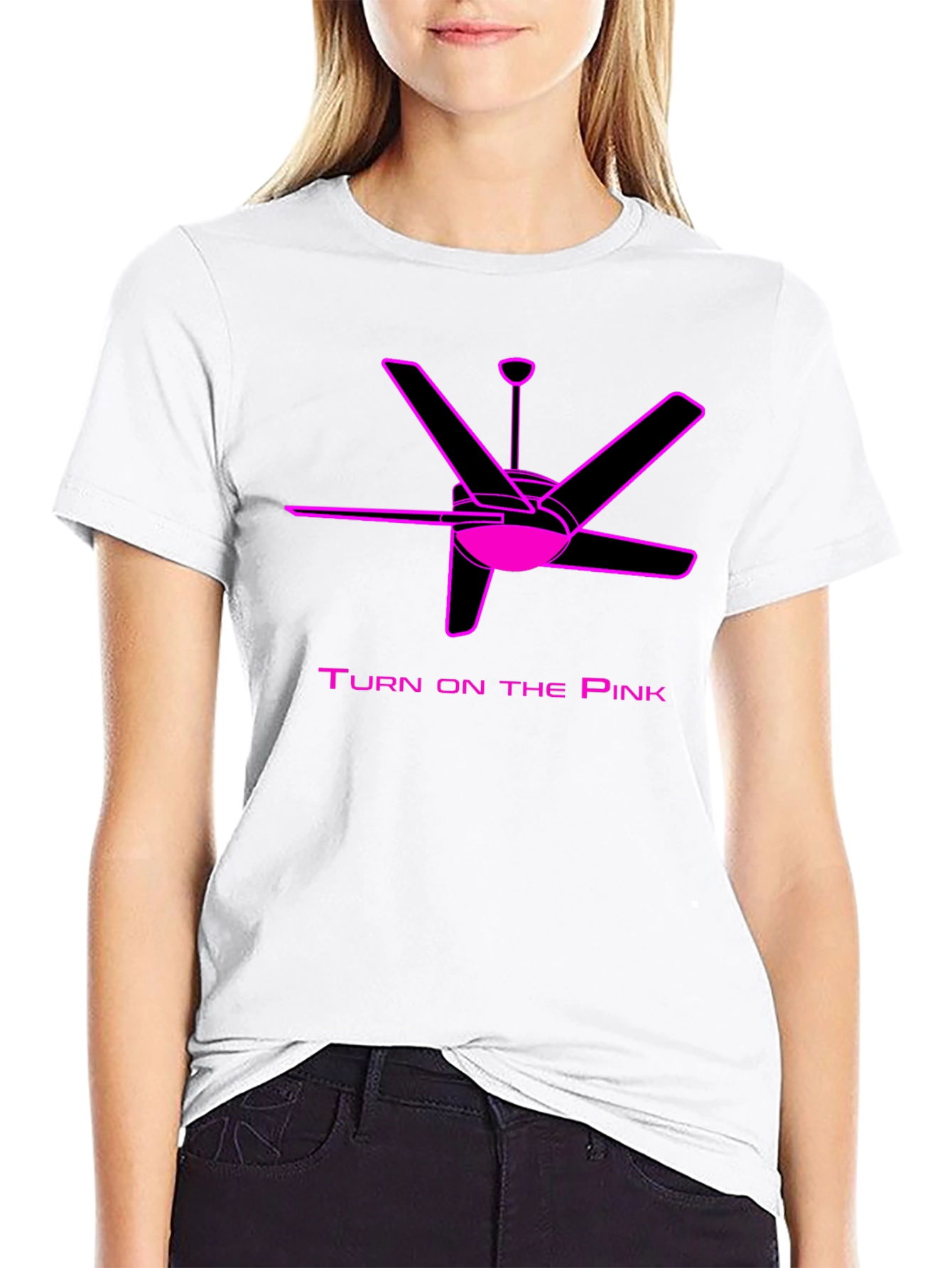 Turn On The Pink Fan T-Shirt